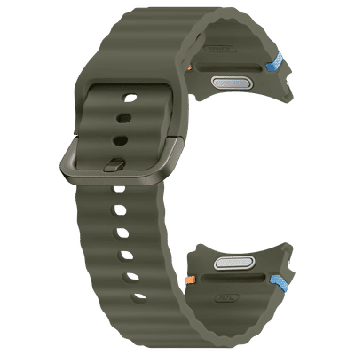 SAMSUNG ET-SNL31LKEGIN HNBR Sport Band for SAMSUNG Galaxy Watch7, Watch4, Watch4 Classic, Watch5, Watch 5 Pro, Watch6 & Watch6 Classic (M/L) (Breathable Design, Green)