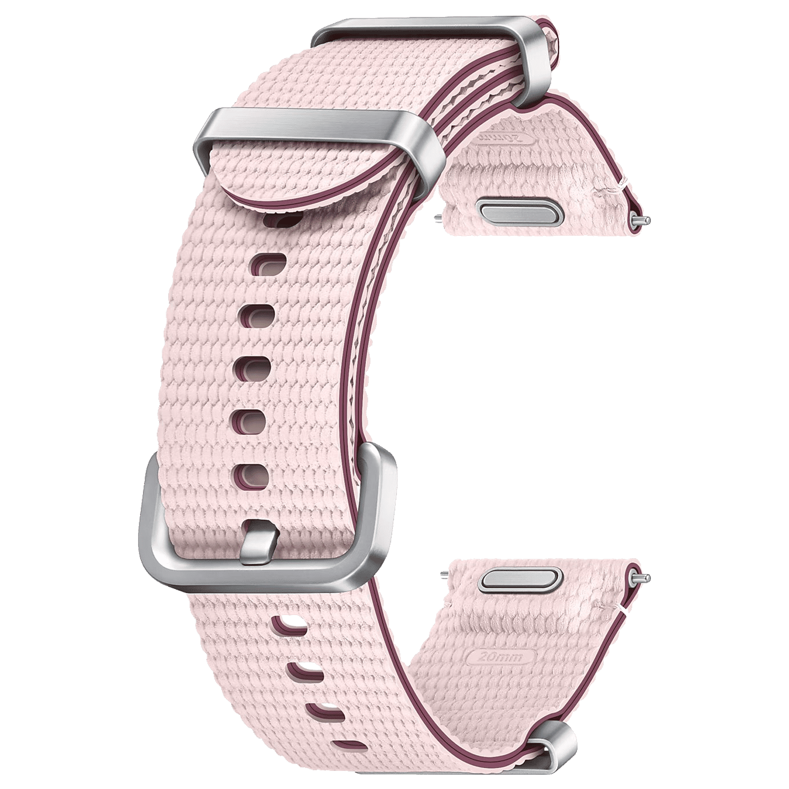 SAMSUNG ET-SOL30SPEGIN HNBR, SUS, Athleisure Band for SAMSUNG Galaxy Watch7, Watch4, Watch4 Classic, Watch5, Watch 5 Pro, Watch6 & Watch6 Classic (S/M) (Fashionable Band, Pink) SAMSUNG ET-SOL30SPEGIN HNBR, SUS, Athleisure Band for SAMSUNG Galaxy Watch7, Watch4, Watch4 Classic, Watch5, Watch 5 Pro, Watch6 & Watch6 Classic (S/M) (Fashionable Band, Pink)_1