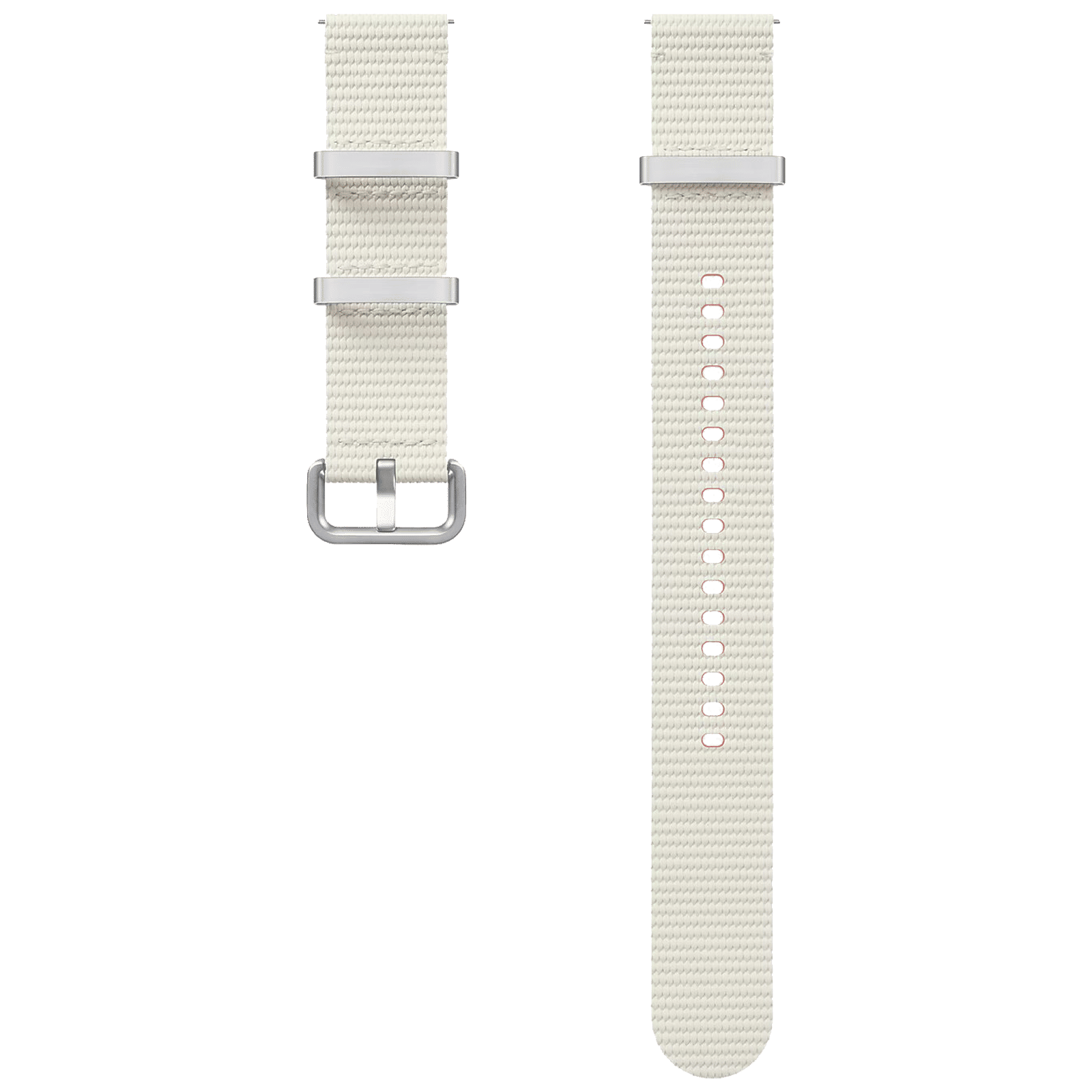 SAMSUNG ET-SOL30SWEGIN HNBR, SUS, Athleisure Band for SAMSUNG Galaxy Watch7, Watch4, Watch4 Classic, Watch5, Watch 5 Pro, Watch6 & Watch6 Classic (S/M) (Fashionable Band, Cream)_3