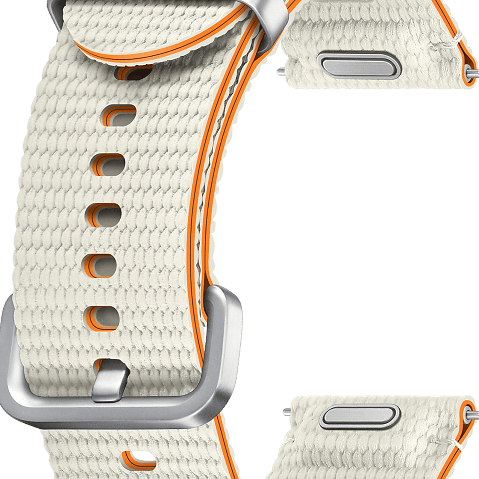 SAMSUNG ET-SOL30SWEGIN HNBR, SUS, Athleisure Band for SAMSUNG Galaxy Watch7, Watch4, Watch4 Classic, Watch5, Watch 5 Pro, Watch6 & Watch6 Classic (S/M) (Fashionable Band, Cream)_5