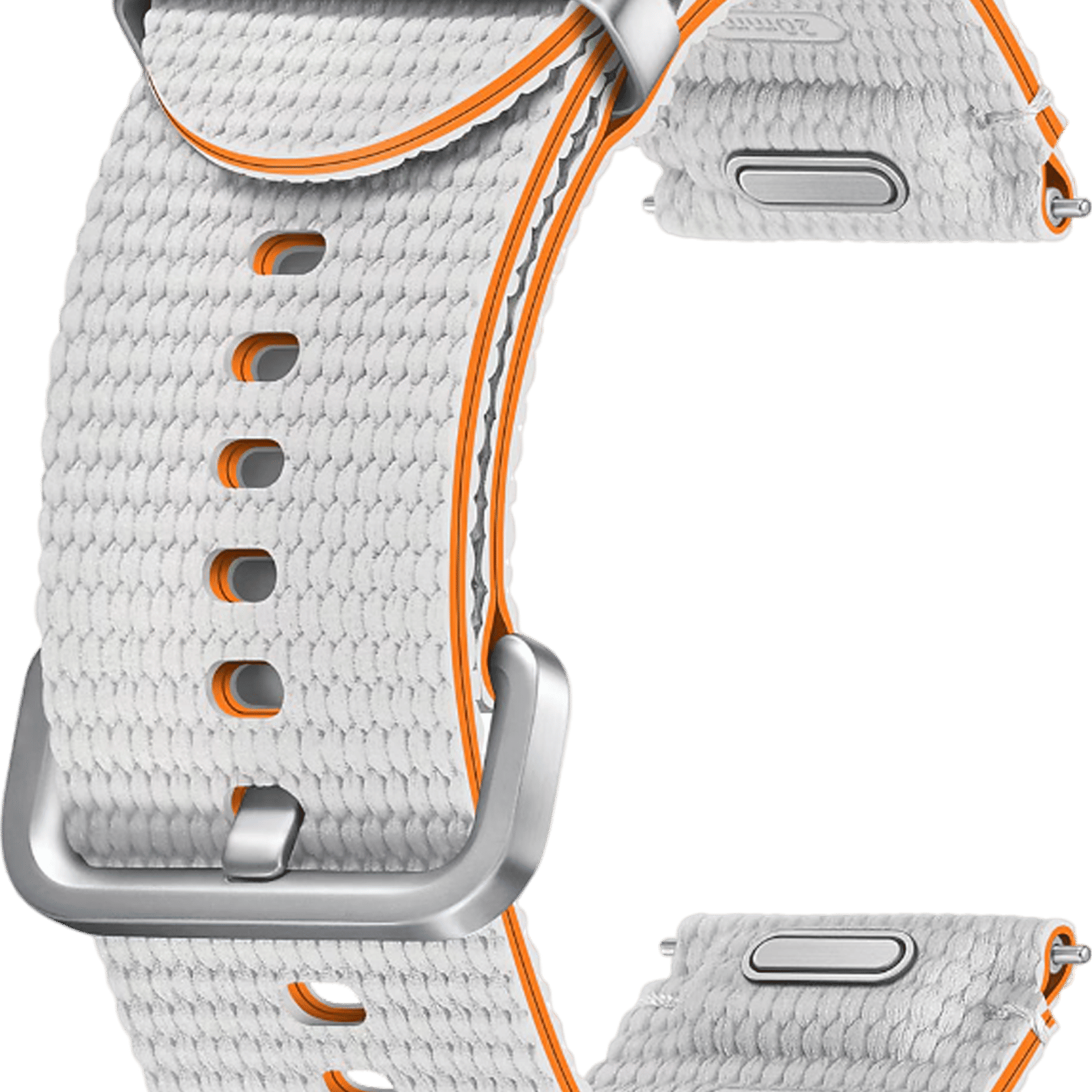 SAMSUNG ET-SOL31LSEGIN HNBR, SUS, Athleisure Band for SAMSUNG Galaxy Watch7, Watch4, Watch4 Classic, Watch5, Watch 5 Pro, Watch6 & Watch6 Classic (M/L) (Effortless Style, Silver)_5