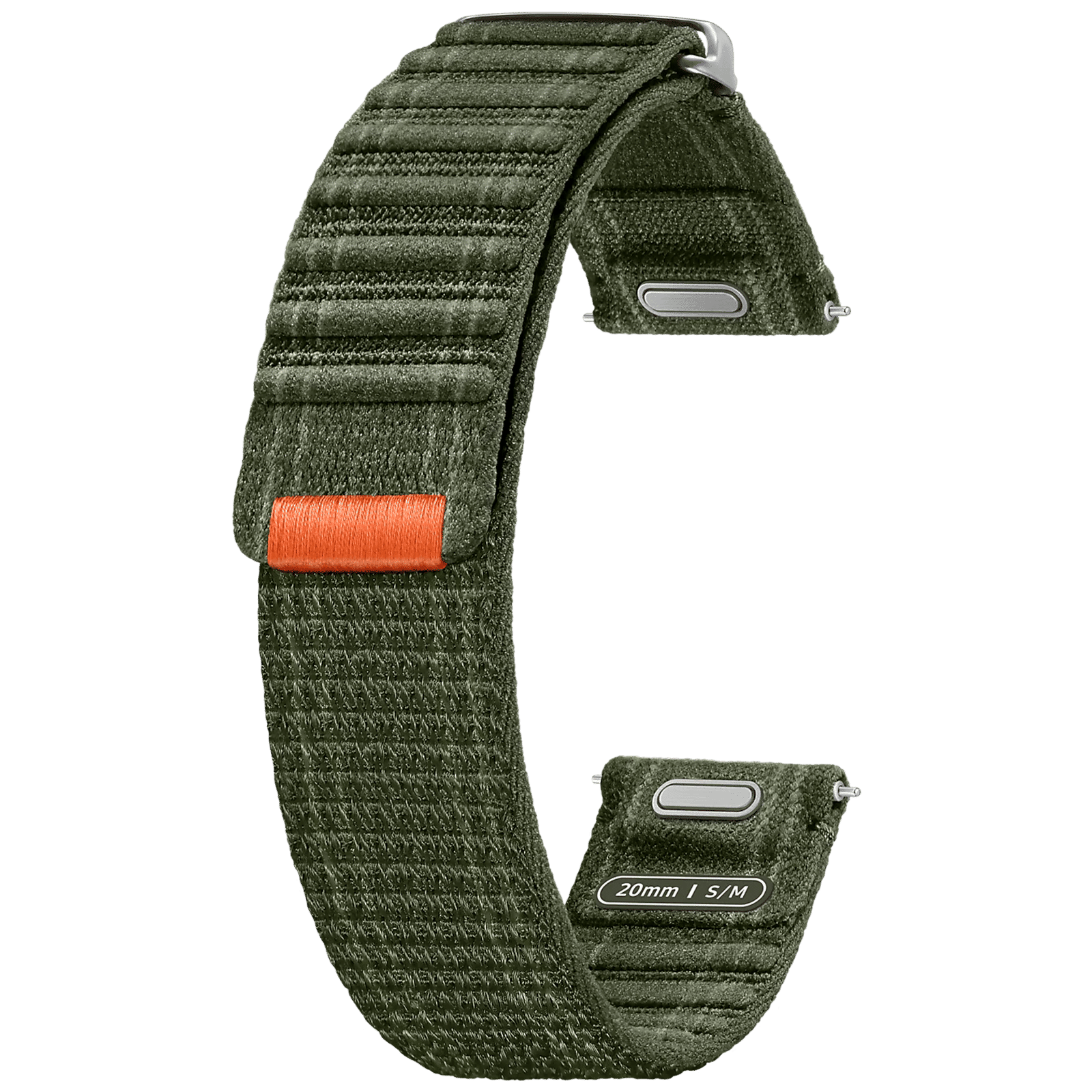 SAMSUNG ET-SVL30SKEGIN Fabric Band for SAMSUNG Galaxy Watch7 (S/M) (Effortless Style, Green) SAMSUNG ET-SVL30SKEGIN Fabric Band for SAMSUNG Galaxy Watch7 (S/M) (Effortless Style, Green)_1