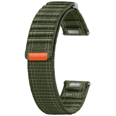 SAMSUNG ET-SVL30SKEGIN Fabric Band for SAMSUNG Galaxy Watch7 (S/M) (Effortless Style, Green)