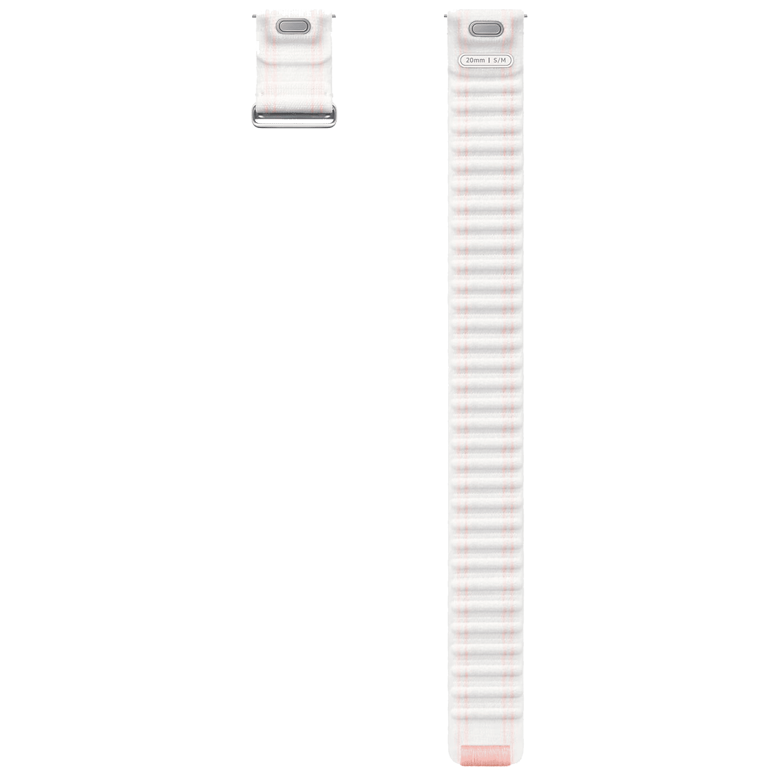 SAMSUNG ET-SVL30SWEGIN Fabric Band for SAMSUNG Galaxy Watch7 (S/M) (Effortless Style, Pink White) SAMSUNG ET-SVL30SWEGIN Fabric Band for SAMSUNG Galaxy Watch7 (S/M) (Effortless Style, Pink White)_4