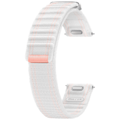 SAMSUNG ET-SVL30SWEGIN Fabric Band for SAMSUNG Galaxy Watch7 (S/M) (Effortless Style, Pink White)
