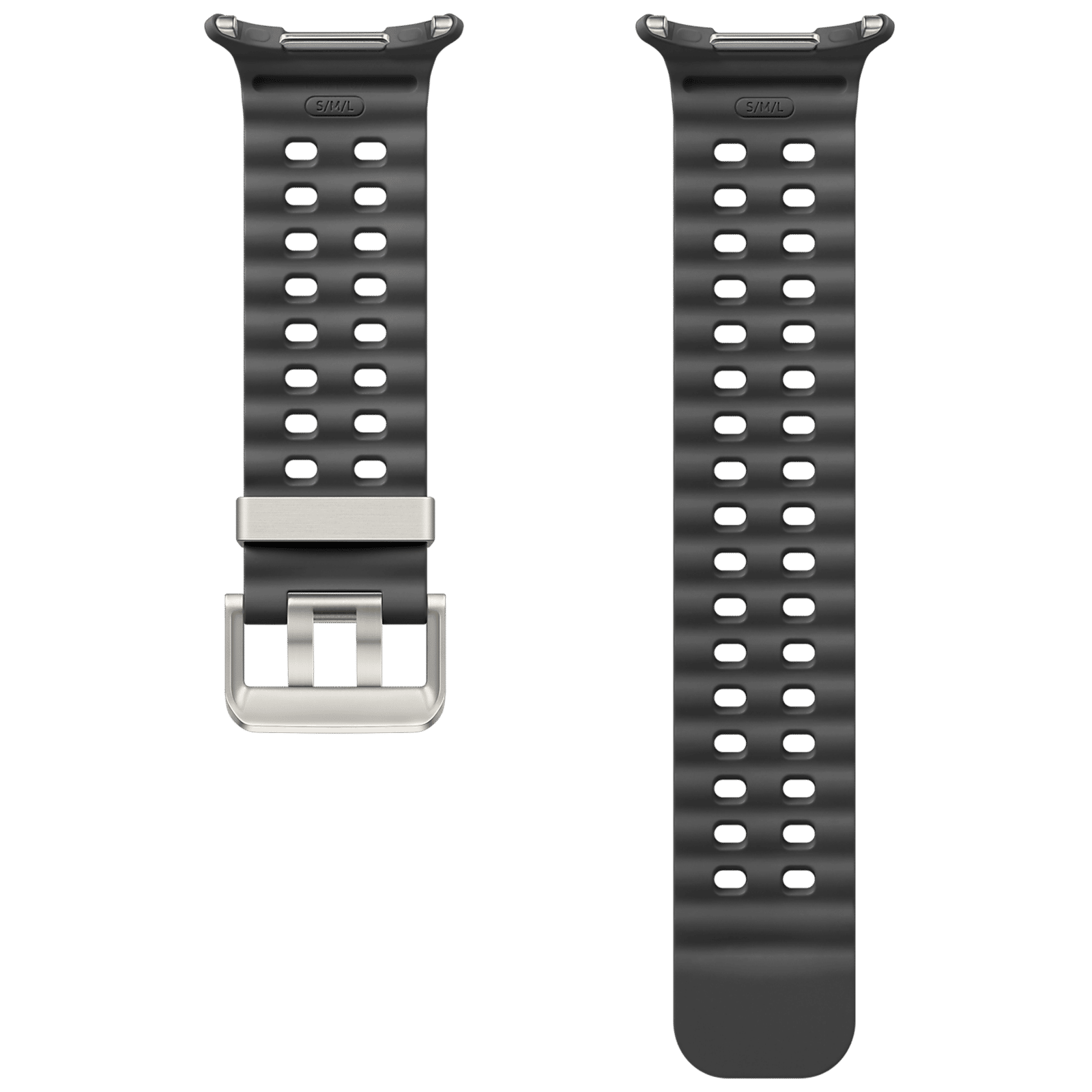 SAMSUNG ET-SNL70MBEGIN HNBR, Titanium Marine Band for SAMSUNG Galaxy Watch Ultra (Lugless Design, Dark Gray) SAMSUNG ET-SNL70MBEGIN HNBR, Titanium Marine Band for SAMSUNG Galaxy Watch Ultra (Lugless Design, Dark Gray)_4