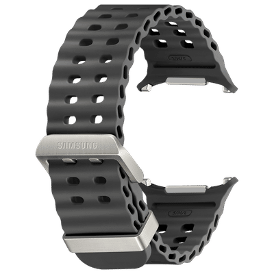 SAMSUNG ET-SNL70MBEGIN HNBR, Titanium Marine Band for SAMSUNG Galaxy Watch Ultra (Lugless Design, Dark Gray)