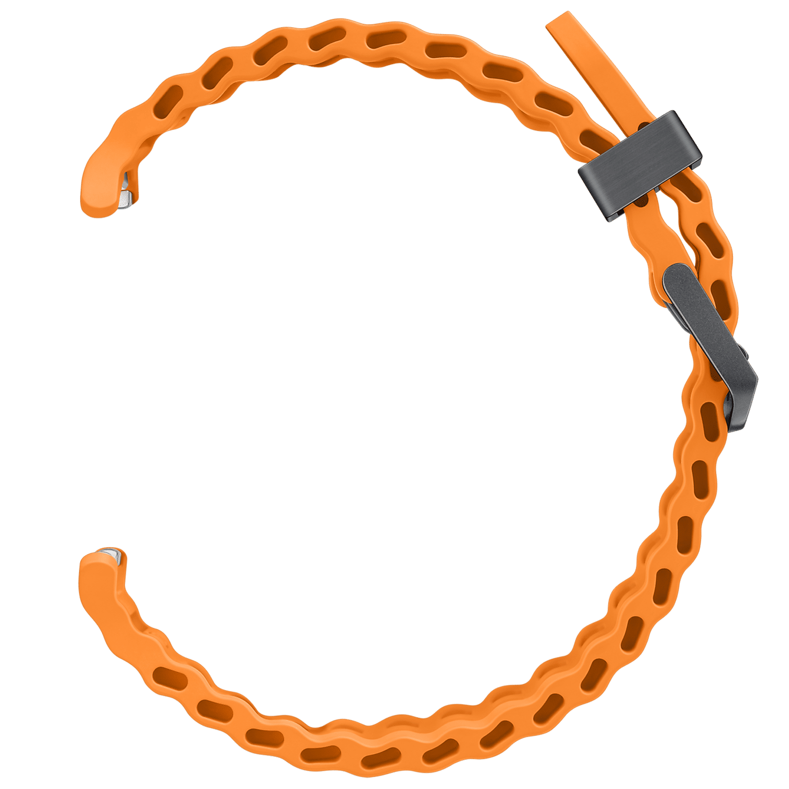 SAMSUNG ET-SNL70MOEGIN HNBR, Titanium Marine Band for SAMSUNG Galaxy Watch Ultra (Lugless Design, Orange)_5