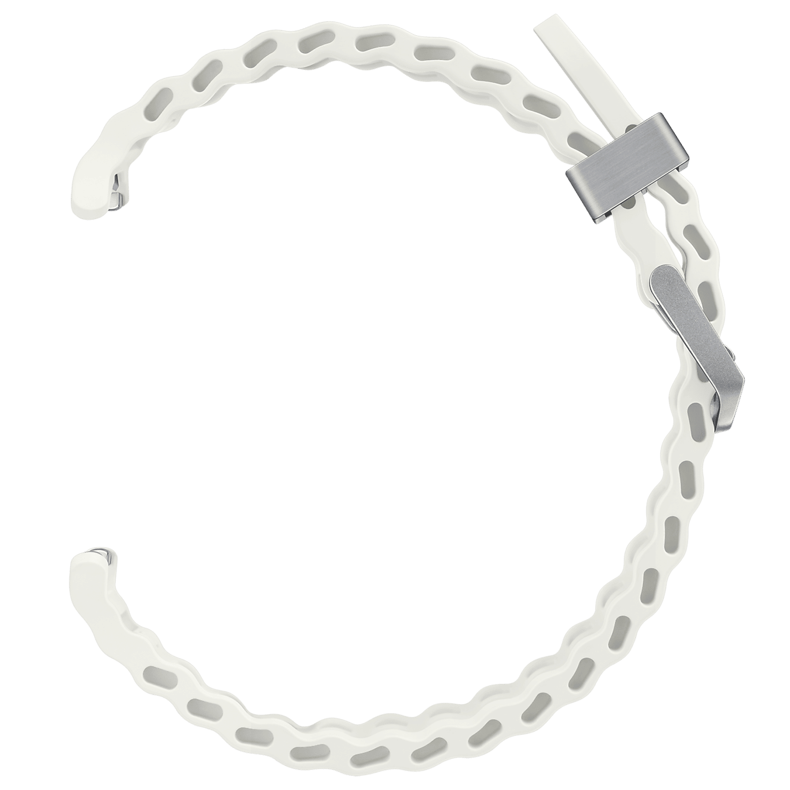 SAMSUNG ET-SNL70MWEGIN HNBR, Titanium Marine Band for SAMSUNG Galaxy Watch Ultra (Lugless Design, White)_5