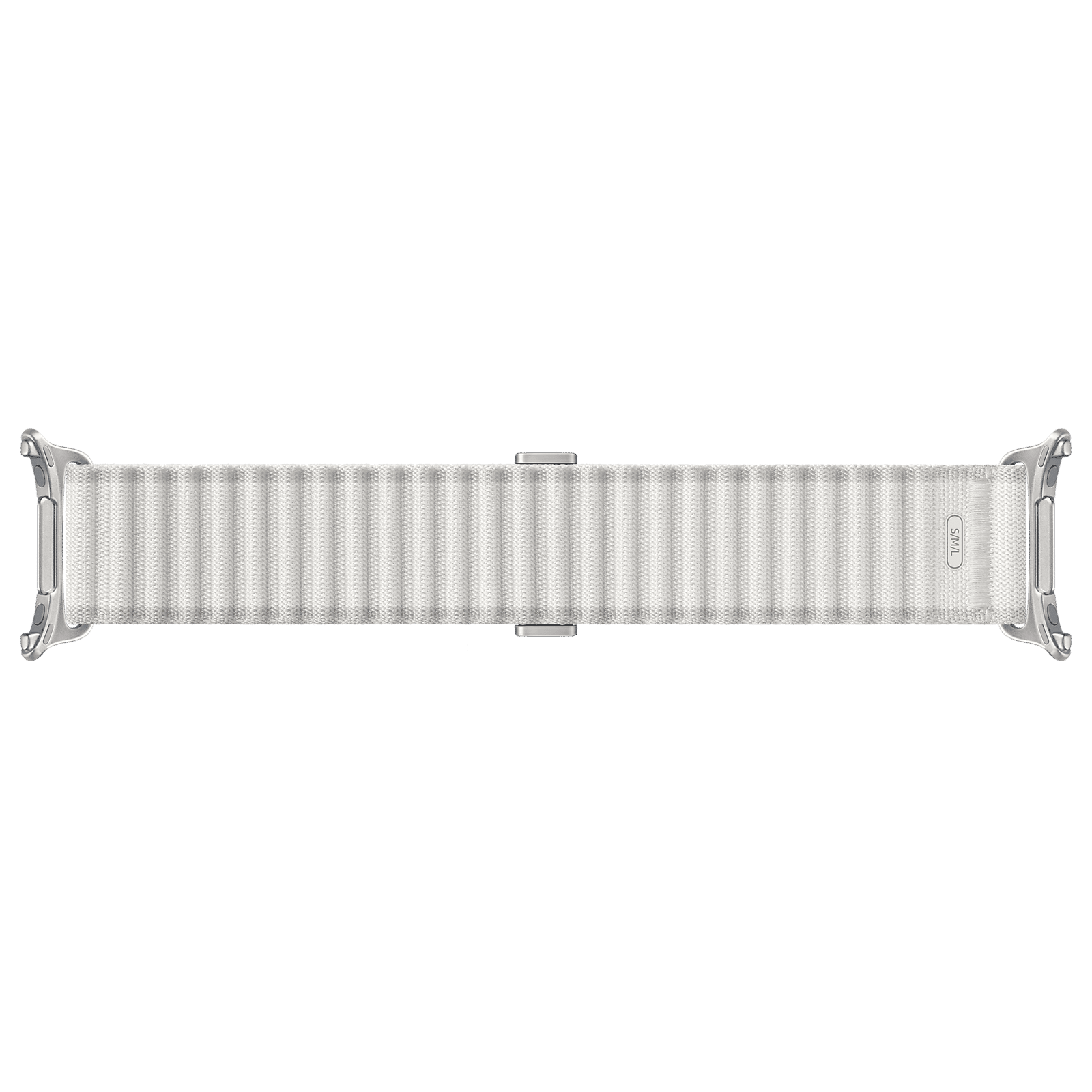 SAMSUNG ET-SVL70MWEGIN Nylon, Titanium, SUS Trail Band for SAMSUNG Galaxy Watch Ultra (Lugless Design, White Sand)_4