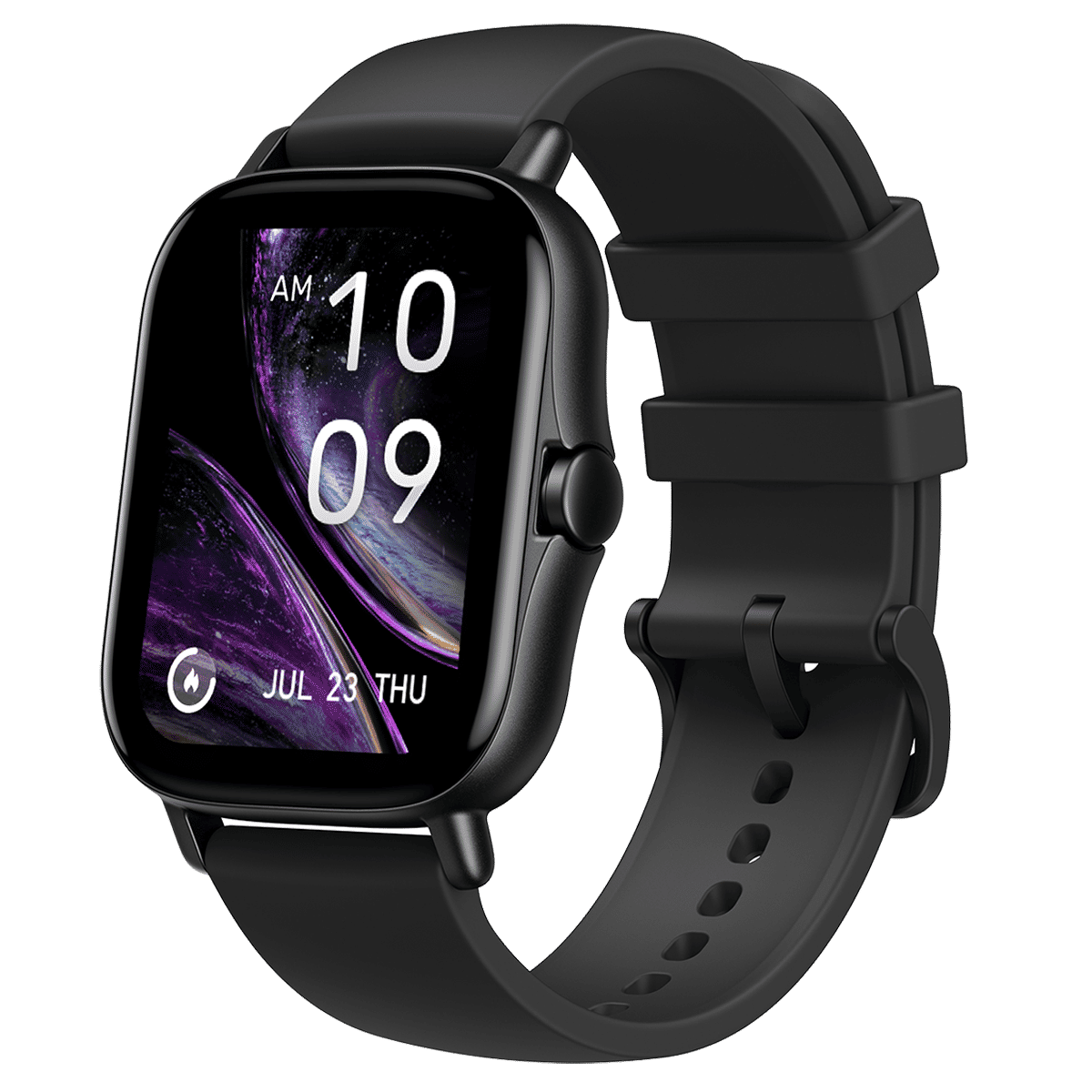 amazfit GTS 2 Smartwatch with Bluetooth Calling (41.91mm AMOLED Display, 5ATM Water Resistant, Midnight Black Strap)_2