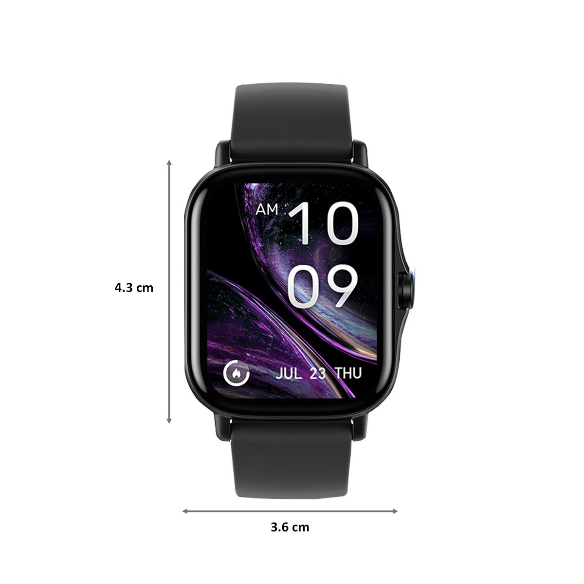 amazfit GTS 2 Smartwatch with Bluetooth Calling (41.91mm AMOLED Display, 5ATM Water Resistant, Midnight Black Strap)_3