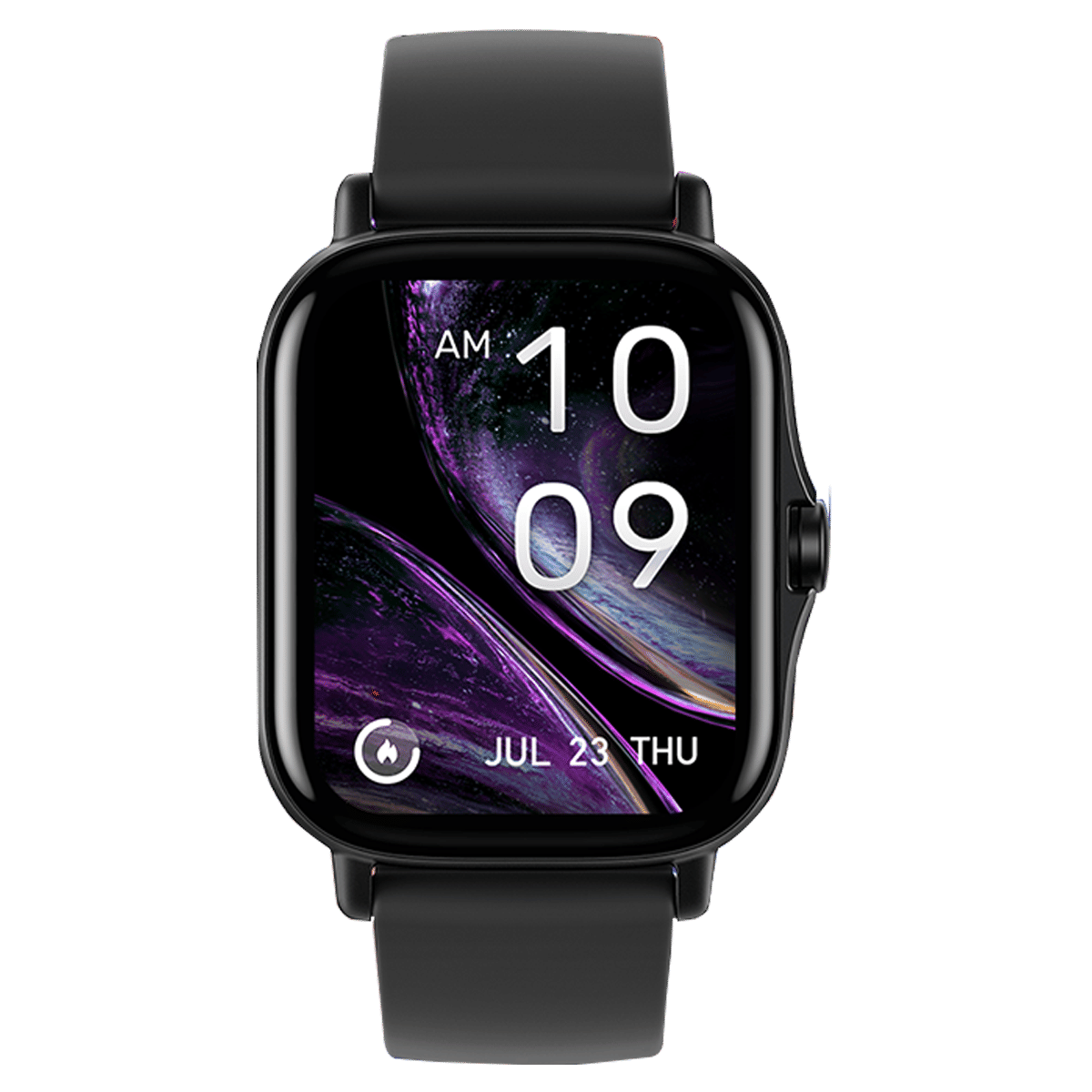 amazfit GTS 2 Smartwatch with Bluetooth Calling (41.91mm AMOLED Display, 5ATM Water Resistant, Midnight Black Strap)_1