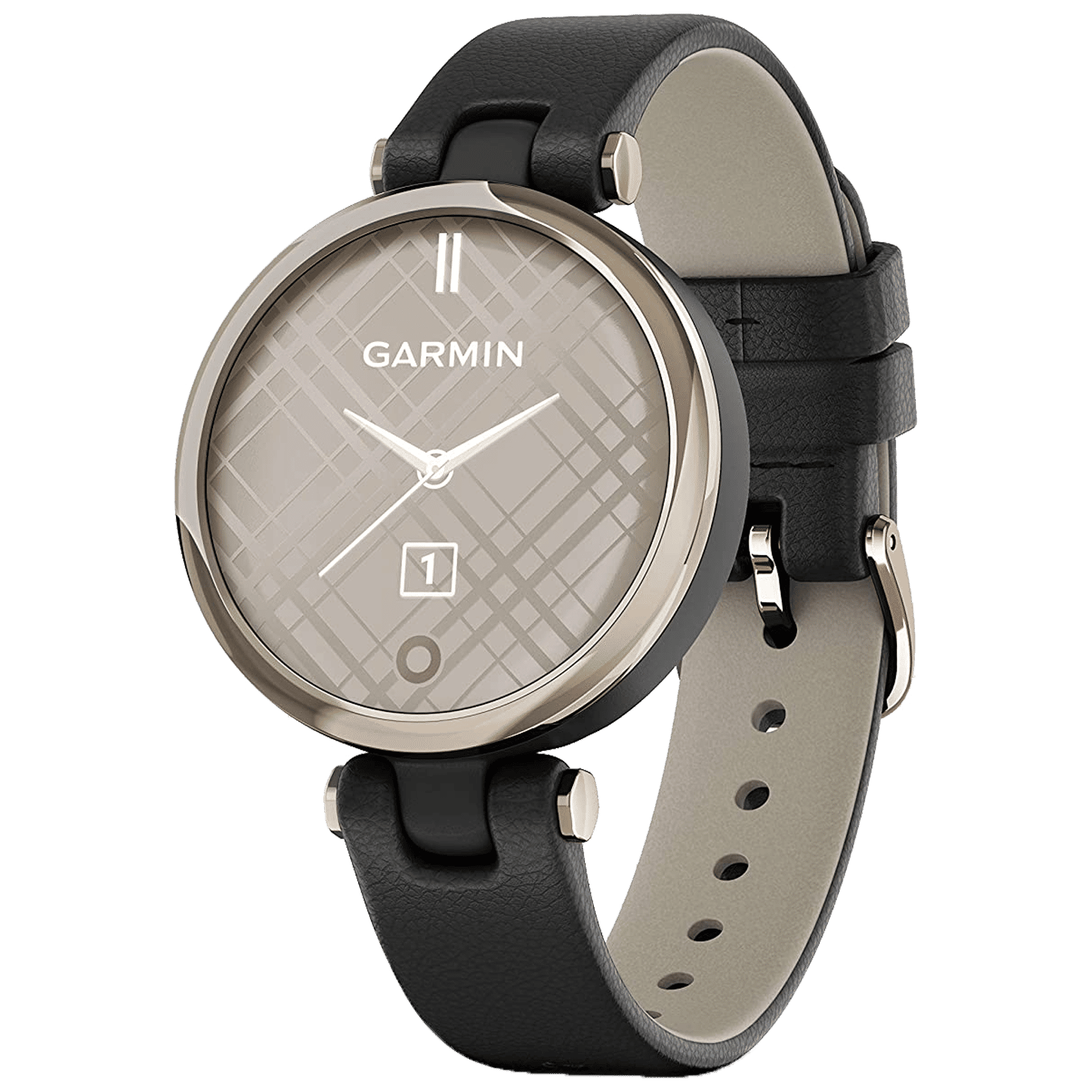 Garmin Lily Smart Watch (GPS, 25.4mm) (Wrist-Based Heart Rate, 010-02384-F1, Cream Gold/Black, Leather Strap) Garmin Lily Smart Watch (GPS, 25.4mm) (Wrist-Based Heart Rate, 010-02384-F1, Cream Gold/Black, Leather Strap)_3