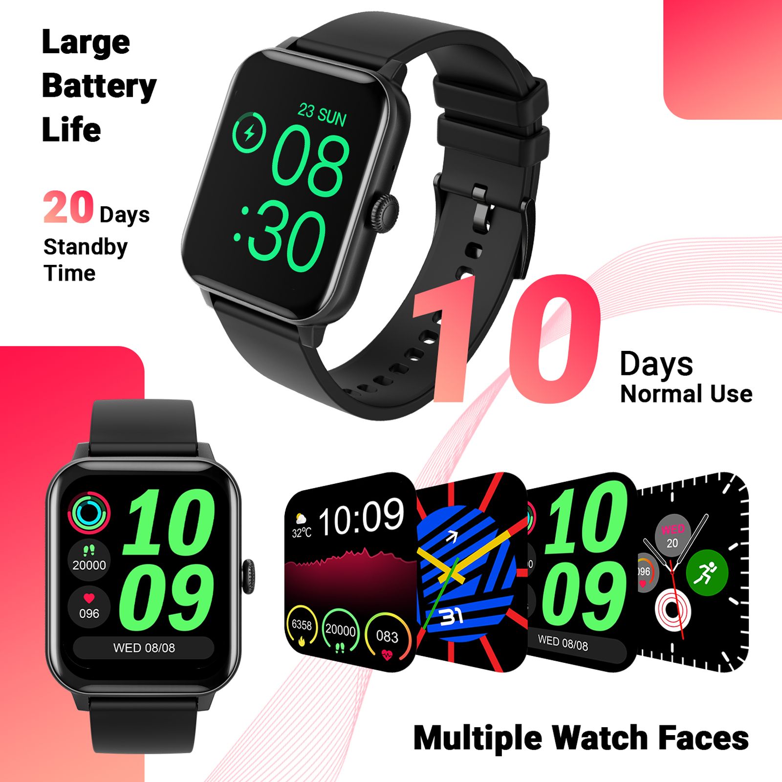 FIRE-BOLTT Ninja Calling BSW024 Smartwatch with Bluetooth Calling (42.9mm HD Display, IP67 Water Resistant, Metal Grey Strap) FIRE-BOLTT Ninja Calling BSW024 Smartwatch with Bluetooth Calling (42.9mm HD Display, IP67 Water Resistant, Metal Grey Strap)_4
