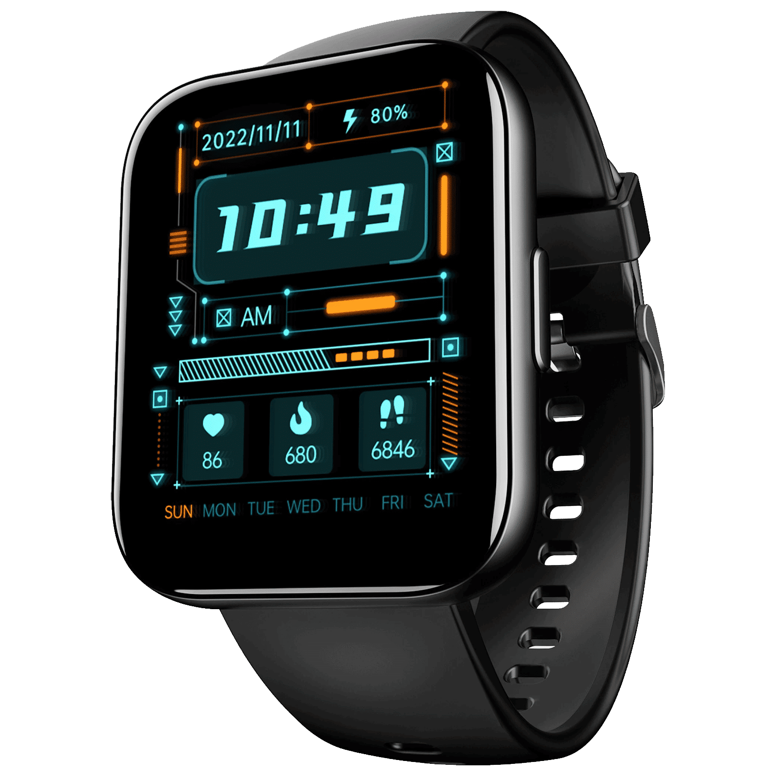 boAt Wave Connect Plus Smartwatch with Bluetooth Calling (46.48mm HD Display, IP68 Water Resistant, Active Black Strap) boAt Wave Connect Plus Smartwatch with Bluetooth Calling (46.48mm HD Display, IP68 Water Resistant, Active Black Strap)_1