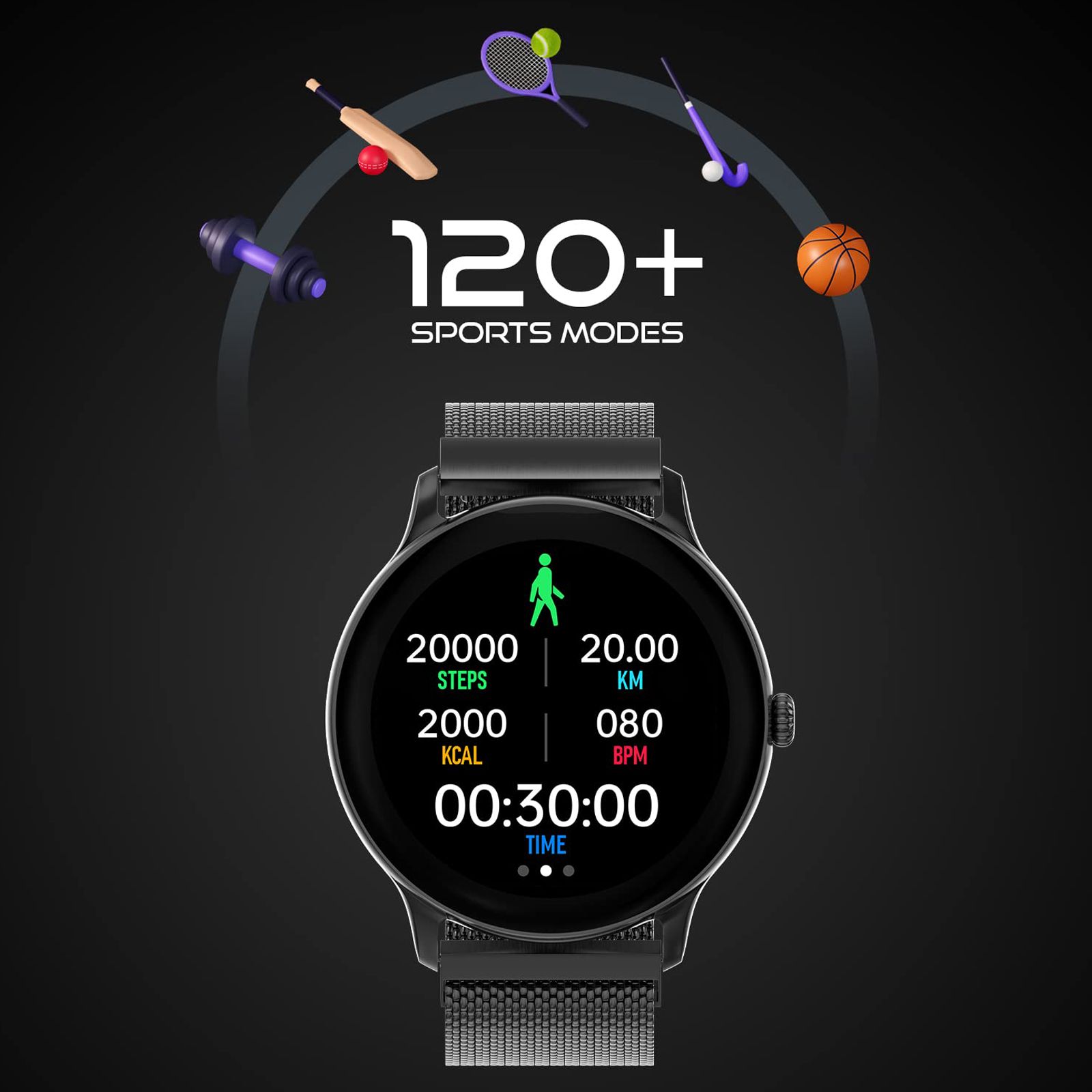FIRE-BOLTT Phoenix Ultra Smartwatch with Bluetooth Calling (TFT Display, Shockproof, Dark Grey Strap) FIRE-BOLTT Phoenix Ultra Smartwatch with Bluetooth Calling (TFT Display, Shockproof, Dark Grey Strap)_3