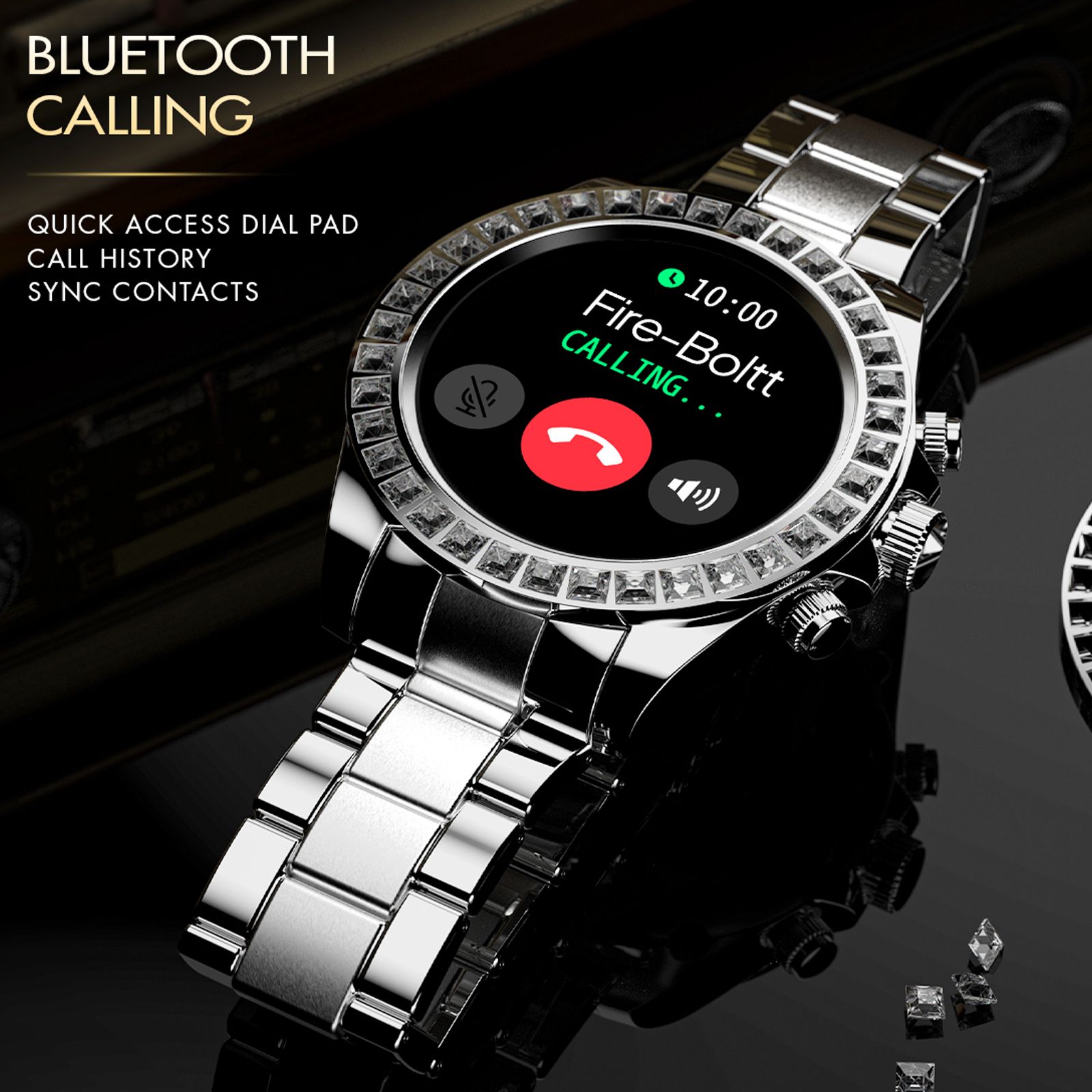FIRE-BOLTT Blizzard Ultra Smartwatch with Bluetooth Calling (32.5mm HD Display, Water Resistant, Silver Strap) FIRE-BOLTT Blizzard Ultra Smartwatch with Bluetooth Calling (32.5mm HD Display, Water Resistant, Silver Strap)_4