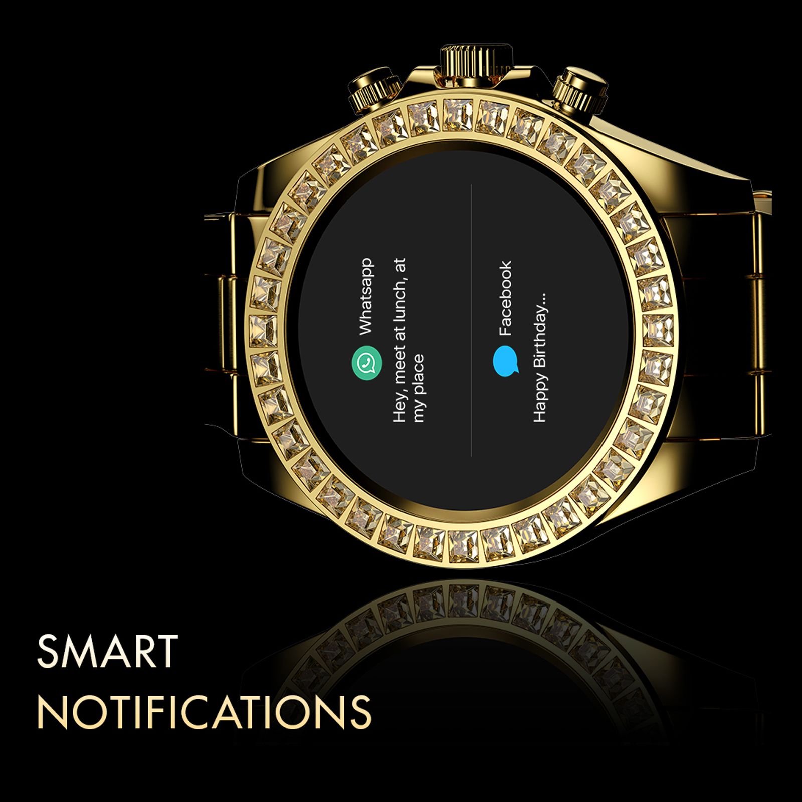 FIRE-BOLTT Blizzard Ultra Smartwatch with Bluetooth Calling (32.5mm HD Display, Water Resistant, Gold Strap)_7