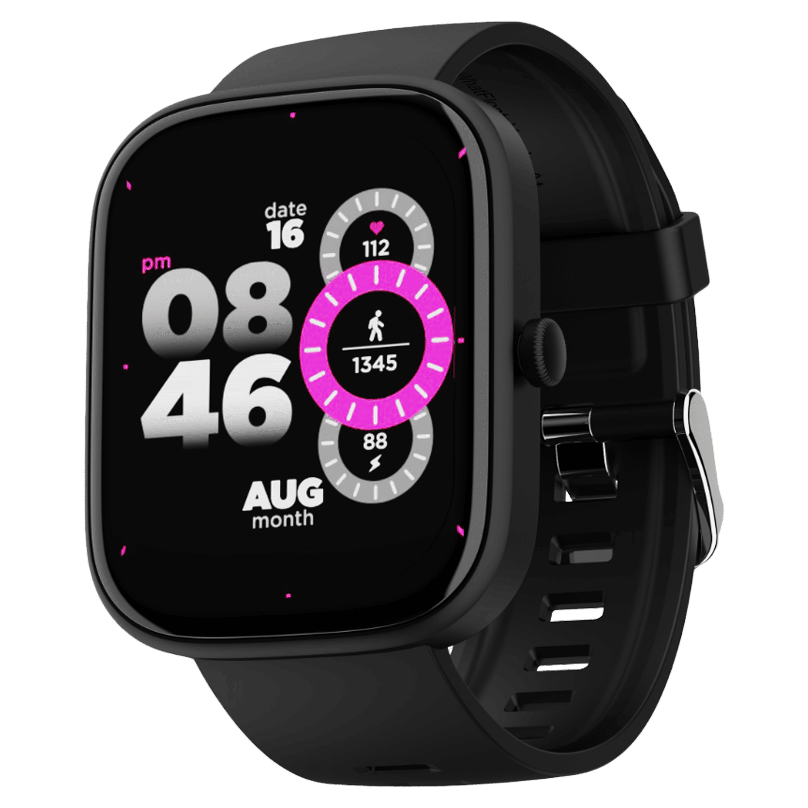 boAt Wave Convex Smartwatch with IP67 Waterproof (49.7mm AMOLED Display, Active Black Strap) boAt Wave Convex Smartwatch with IP67 Waterproof (49.7mm AMOLED Display, Active Black Strap)_1
