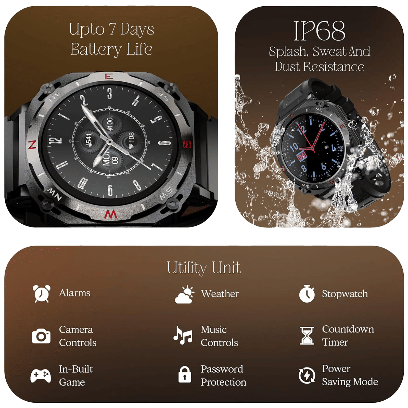 boAt Enigma X500 Smartwatch with Bluetooth Calling (36.3mm AMOLED Display, IP68 Sweat Resistant, Jet Black Strap) boAt Enigma X500 Smartwatch with Bluetooth Calling (36.3mm AMOLED Display, IP68 Sweat Resistant, Jet Black Strap)_8