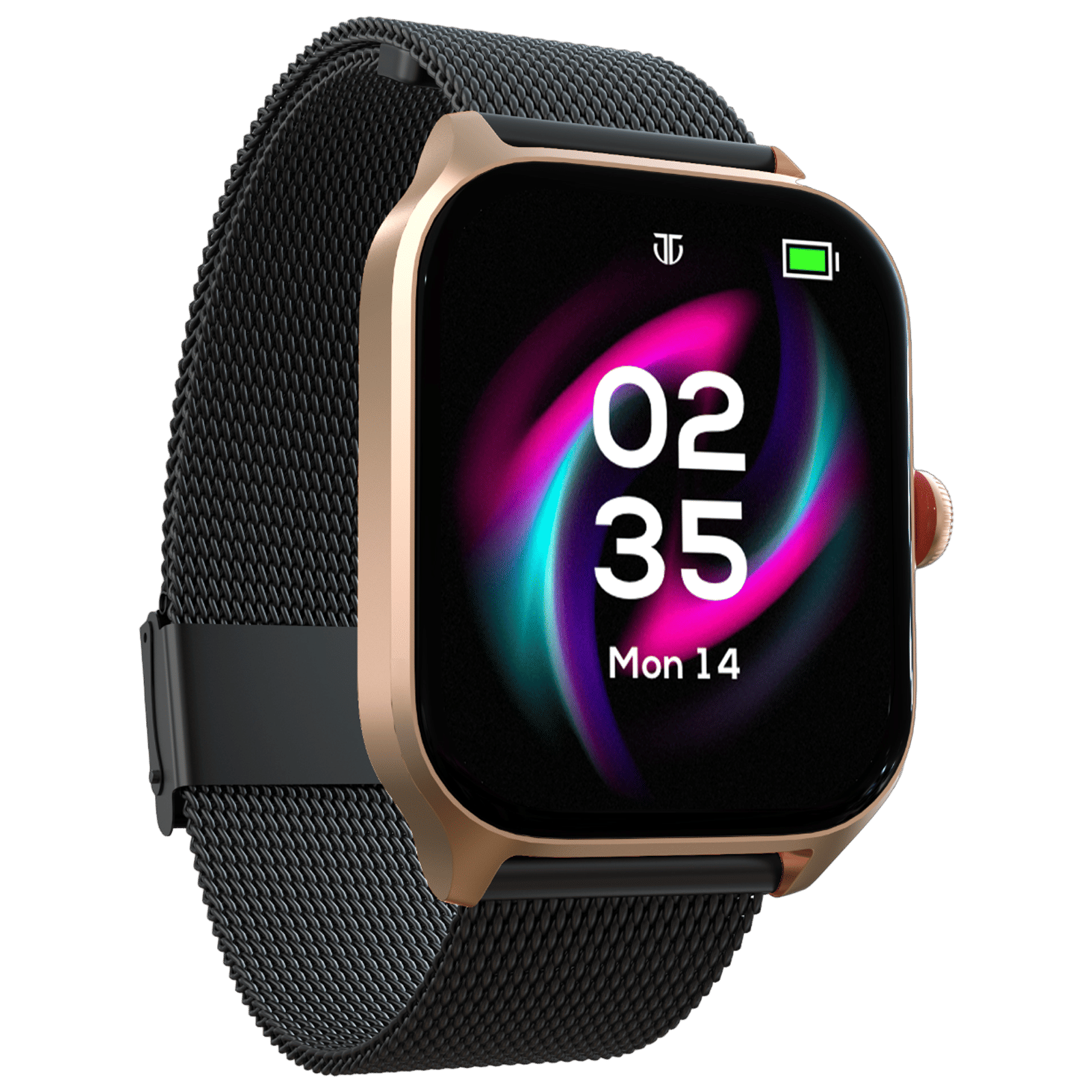 TITAN Zeal Smartwatch with Bluetooth Calling (46.99mm AMOLED Display, IP68 Water Resistant, Black Strap)_3