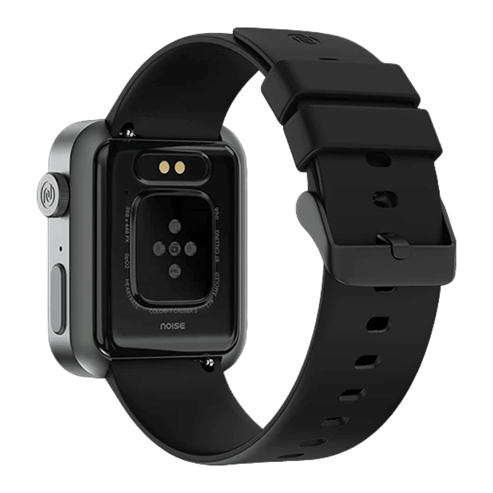 noise ColorFit Caliber 3 Smartwatch with Bluetooth Calling (45.2mm AMOLED Display, IP68 Water Resistant, Jet Black Strap)_6
