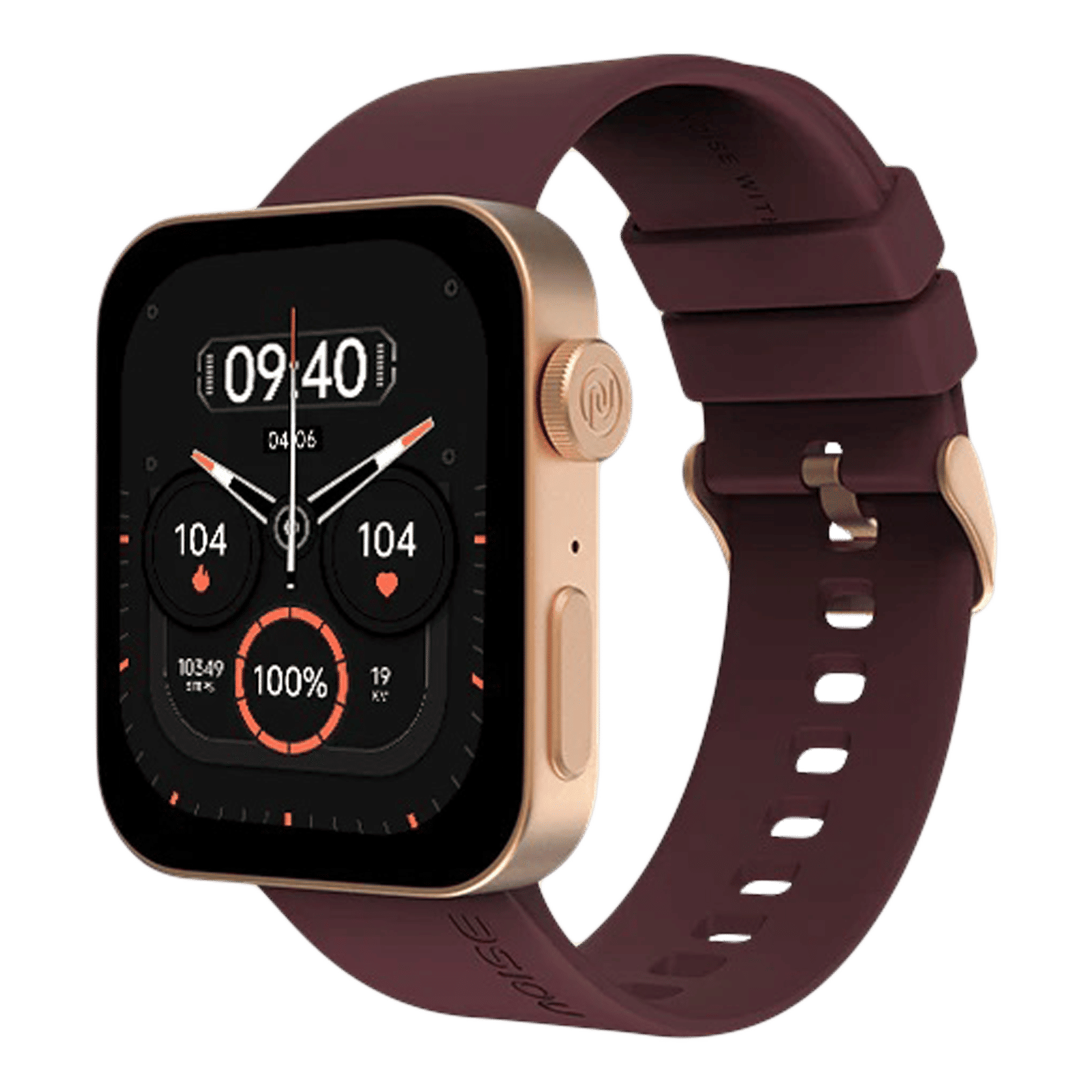 noise ColorFit Caliber 3 Smartwatch with Bluetooth Calling (45.2mm AMOLED Display, IP68 Water Resistant, Deep Wine Strap) noise ColorFit Caliber 3 Smartwatch with Bluetooth Calling (45.2mm AMOLED Display, IP68 Water Resistant, Deep Wine Strap)_2