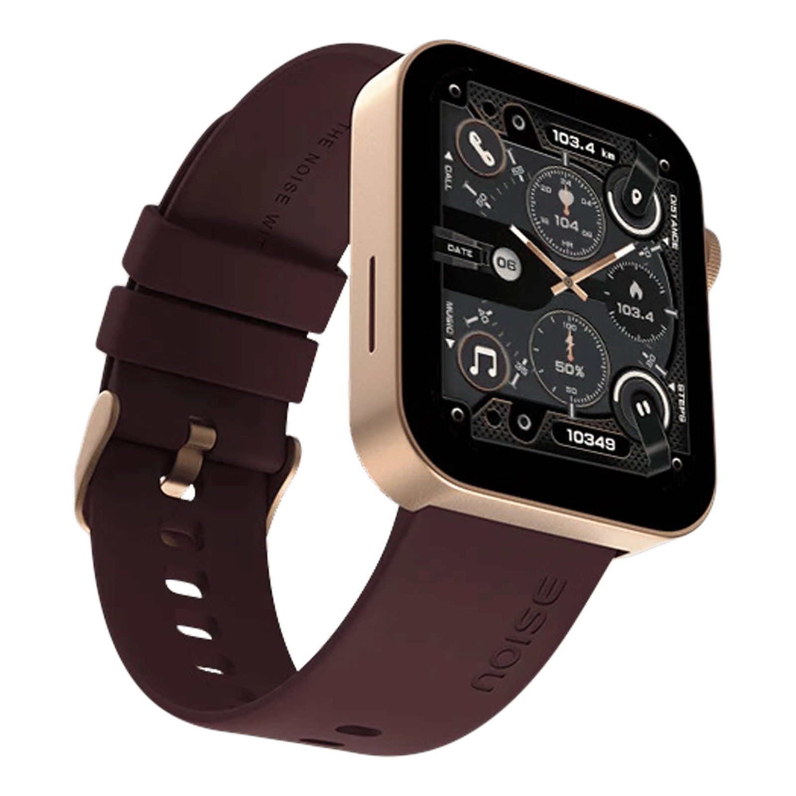 noise ColorFit Caliber 3 Smartwatch with Bluetooth Calling (45.2mm AMOLED Display, IP68 Water Resistant, Deep Wine Strap) noise ColorFit Caliber 3 Smartwatch with Bluetooth Calling (45.2mm AMOLED Display, IP68 Water Resistant, Deep Wine Strap)_3