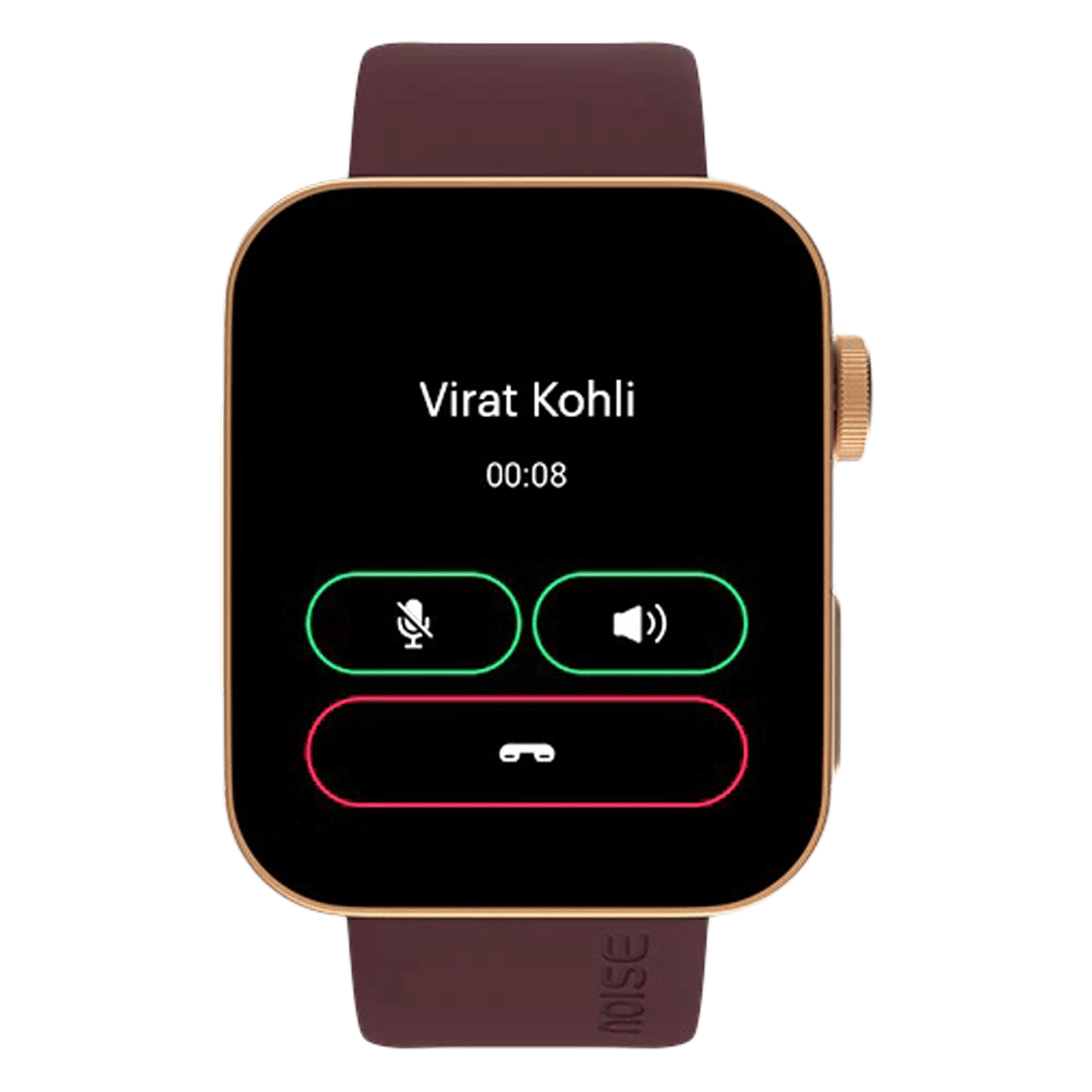 noise ColorFit Caliber 3 Smartwatch with Bluetooth Calling (45.2mm AMOLED Display, IP68 Water Resistant, Deep Wine Strap) noise ColorFit Caliber 3 Smartwatch with Bluetooth Calling (45.2mm AMOLED Display, IP68 Water Resistant, Deep Wine Strap)_1