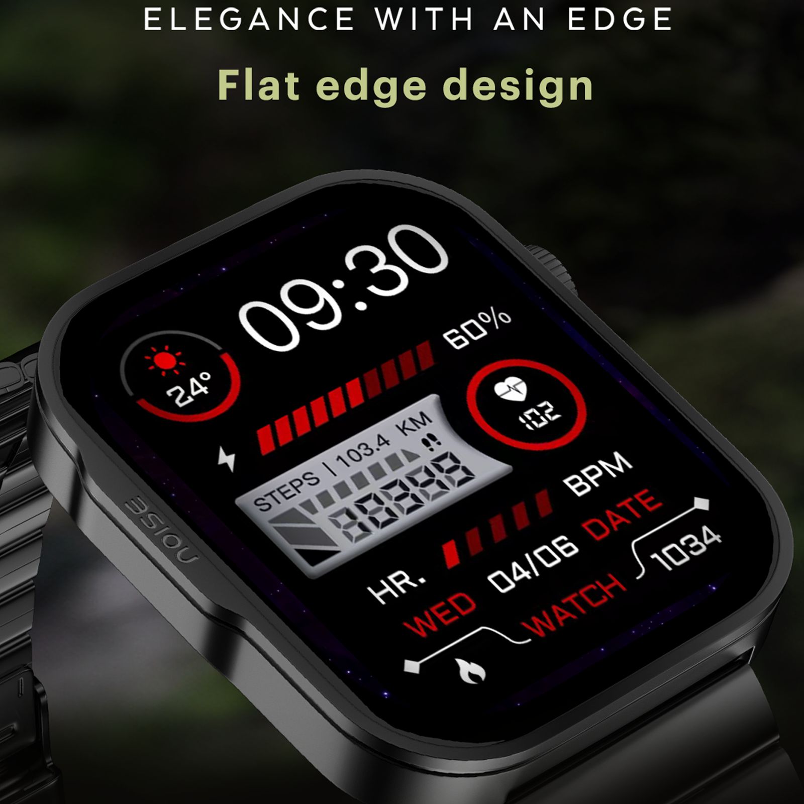 noise ColorFit Caliber 3 Plus Smartwatch with Bluetooth Calling (49.7mm AMOLED Display, IP67 Water Resistant, Elite Black Strap)_12