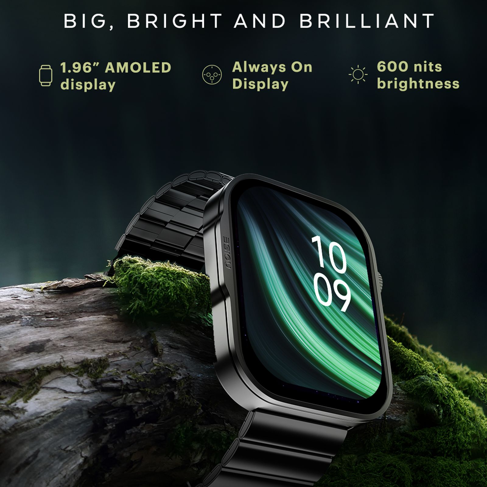 noise ColorFit Caliber 3 Plus Smartwatch with Bluetooth Calling (49.7mm AMOLED Display, IP67 Water Resistant, Elite Black Strap)_13