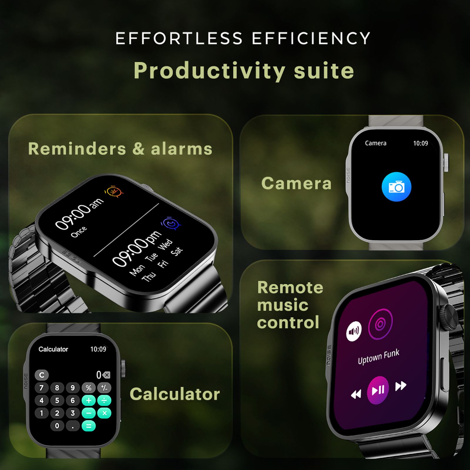 noise ColorFit Caliber 3 Plus Smartwatch with Bluetooth Calling (49.7mm AMOLED Display, IP67 Water Resistant, Elite Black Strap)_17