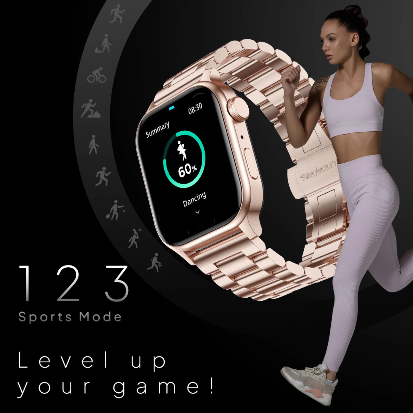 FIRE-BOLTT Rise Luxe Smartwatch with Bluetooth Calling (47mm LCD Display, IP67 Water Resistant, Rose Gold Strap) FIRE-BOLTT Rise Luxe Smartwatch with Bluetooth Calling (47mm LCD Display, IP67 Water Resistant, Rose Gold Strap)_6
