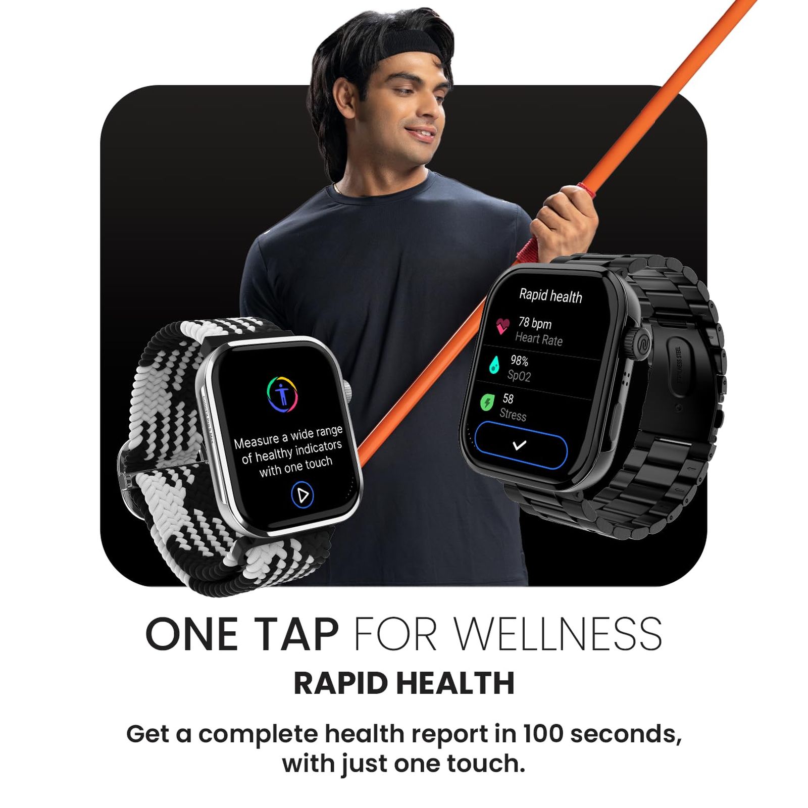 noise ColorFit Pro 5 Max Smartwatch with Bluetooth Calling (49.7mm AMOLED Display, IP68 Water Resistant, Classic Black Strap)_8