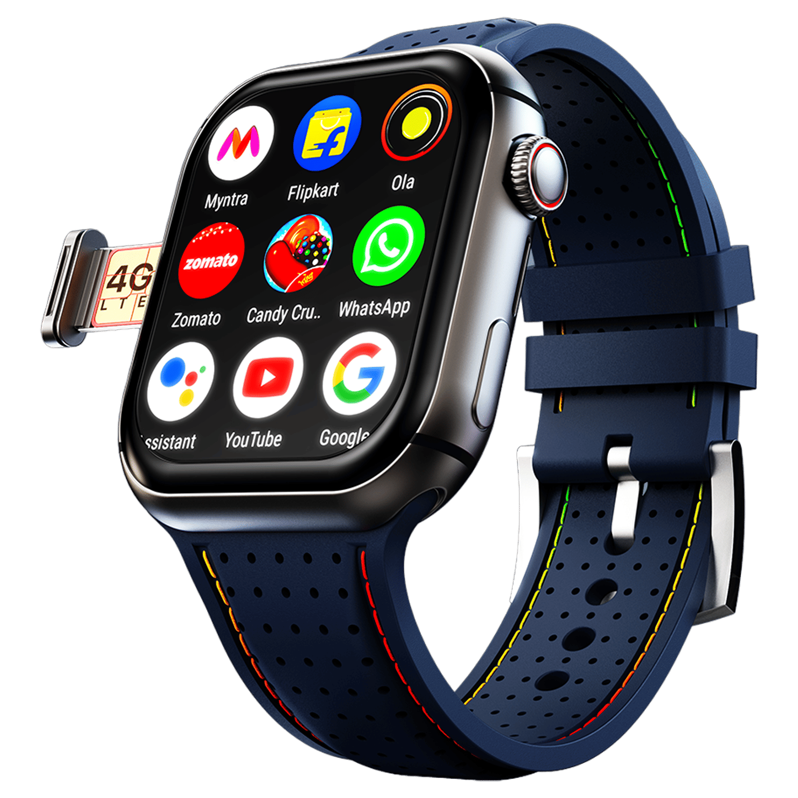 FIRE-BOLTT Dream GPS+Wi-Fi+4G SIM+Bluetooth Android OS Wristphone (51.3mm HD Display, Cortex A 7MP CPU, Google Play Store, Denim Dream Strap) FIRE-BOLTT Dream GPS+Wi-Fi+4G SIM+Bluetooth Android OS Wristphone (51.3mm HD Display, Cortex A 7MP CPU, Google Play Store, Denim Dream Strap)_1