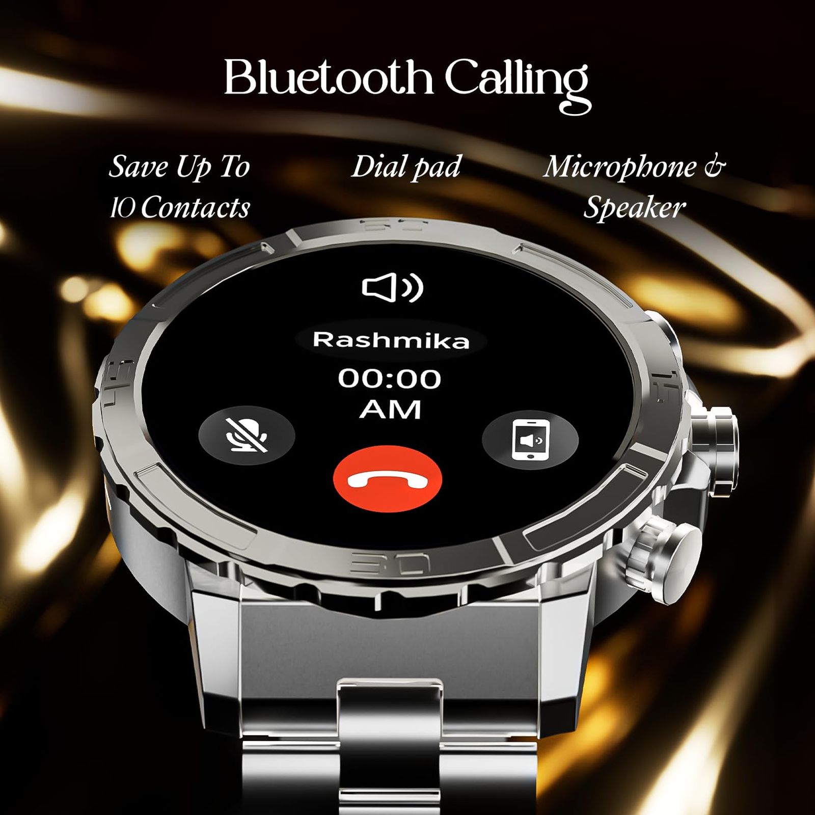boAt Enigma X700 Smartwatch with Bluetooth Calling (38mm AMOLED Display, IP67 Sweat Resistant, Silver Chrome Strap) boAt Enigma X700 Smartwatch with Bluetooth Calling (38mm AMOLED Display, IP67 Sweat Resistant, Silver Chrome Strap)_3