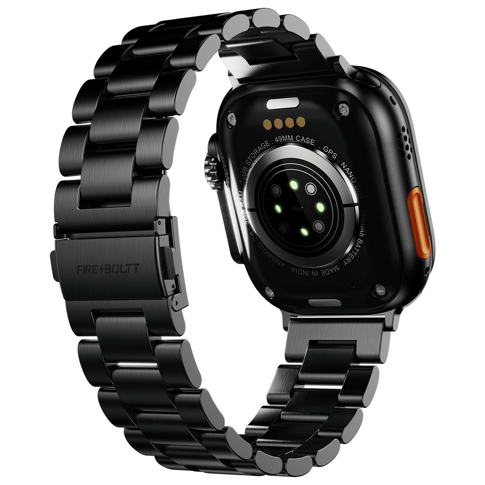 FIRE-BOLTT Oracle Wi-Fi+4G SIM Android OS Wristphone (49.7mm IPS Display, ARM Cortex-A53 MP Processor, In-built GPS, Black Chrome Strap) FIRE-BOLTT Oracle Wi-Fi+4G SIM Android OS Wristphone (49.7mm IPS Display, ARM Cortex-A53 MP Processor, In-built GPS, Black Chrome Strap)_3