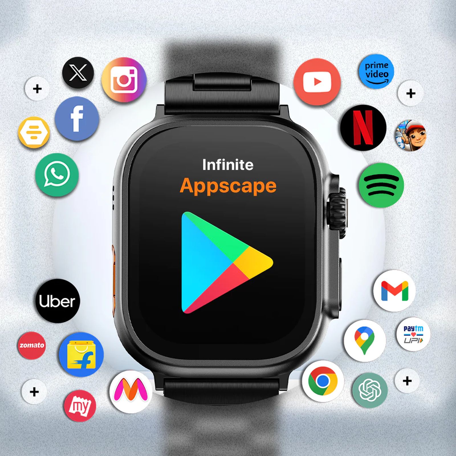 FIRE-BOLTT Oracle GPS+Wi-Fi+4G SIM+Bluetooth Android OS Wristphone (50mm Display, ARM CortexTM A53 MP, Play Store Unlimited Apps, Orange Horizon Strap) FIRE-BOLTT Oracle GPS+Wi-Fi+4G SIM+Bluetooth Android OS Wristphone (50mm Display, ARM CortexTM A53 MP, Play Store Unlimited Apps, Orange Horizon Strap)_7