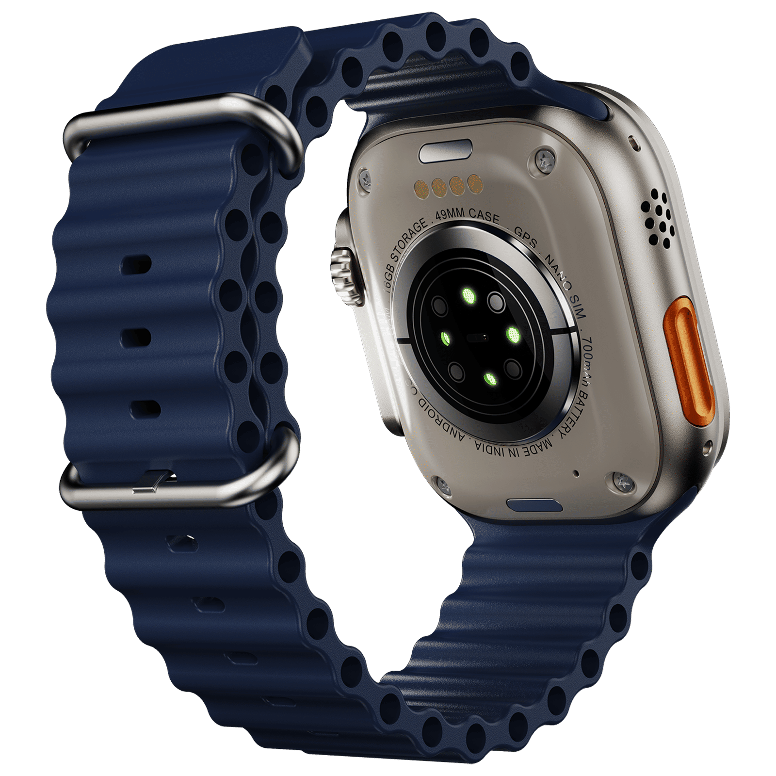 FIRE-BOLTT Oracle GPS+Wi-Fi+4G SIM+Bluetooth Android OS Wristphone (50mm Display, ARM CortexTM A53 MP, Play Store Unlimited Apps, Marine Mirage Strap)_4