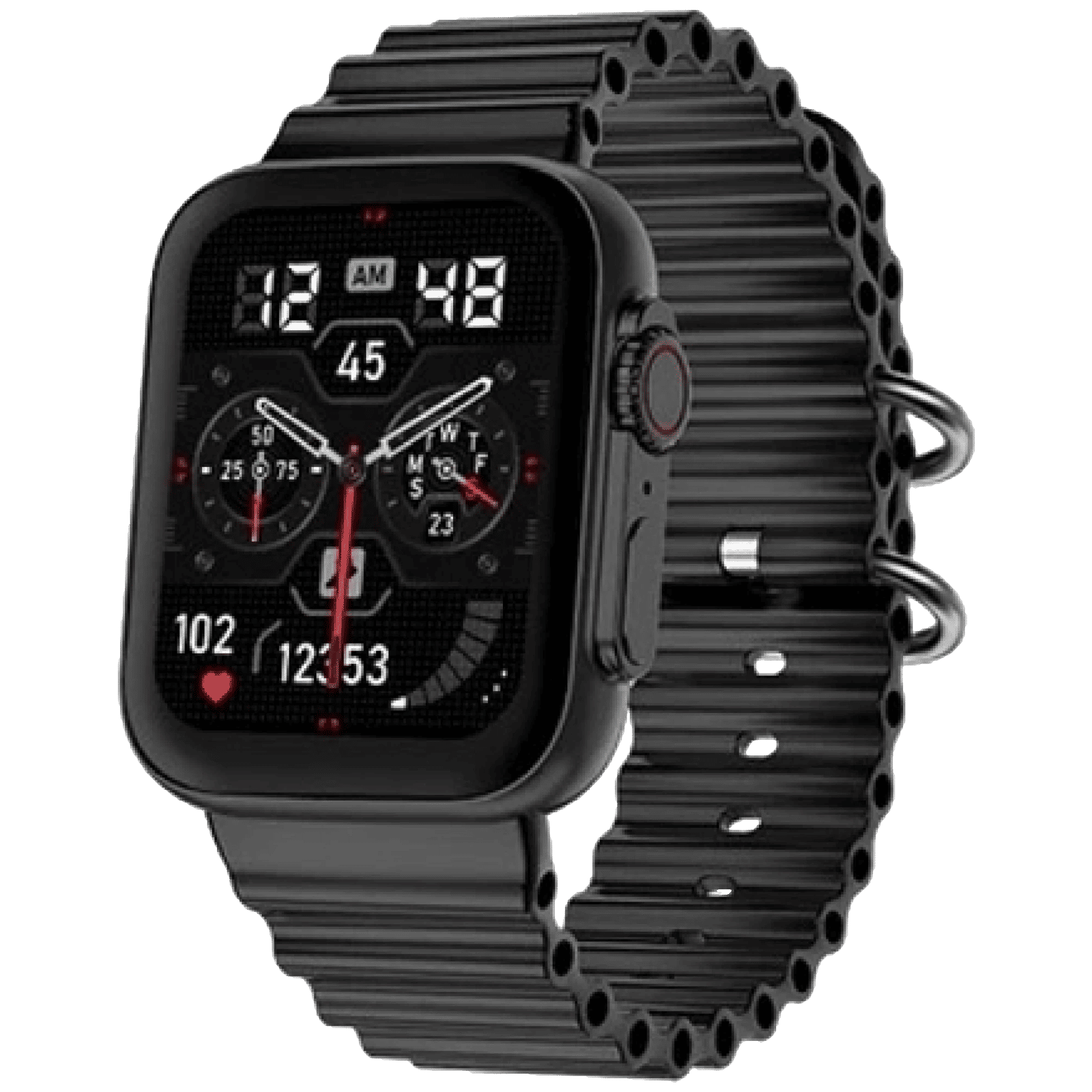 FIRE-BOLTT Gladiator Ocean Smartwatch with Bluetooth Calling (49.7mm HD Display, IP67 Water Resistant, Black Strap) FIRE-BOLTT Gladiator Ocean Smartwatch with Bluetooth Calling (49.7mm HD Display, IP67 Water Resistant, Black Strap)_2