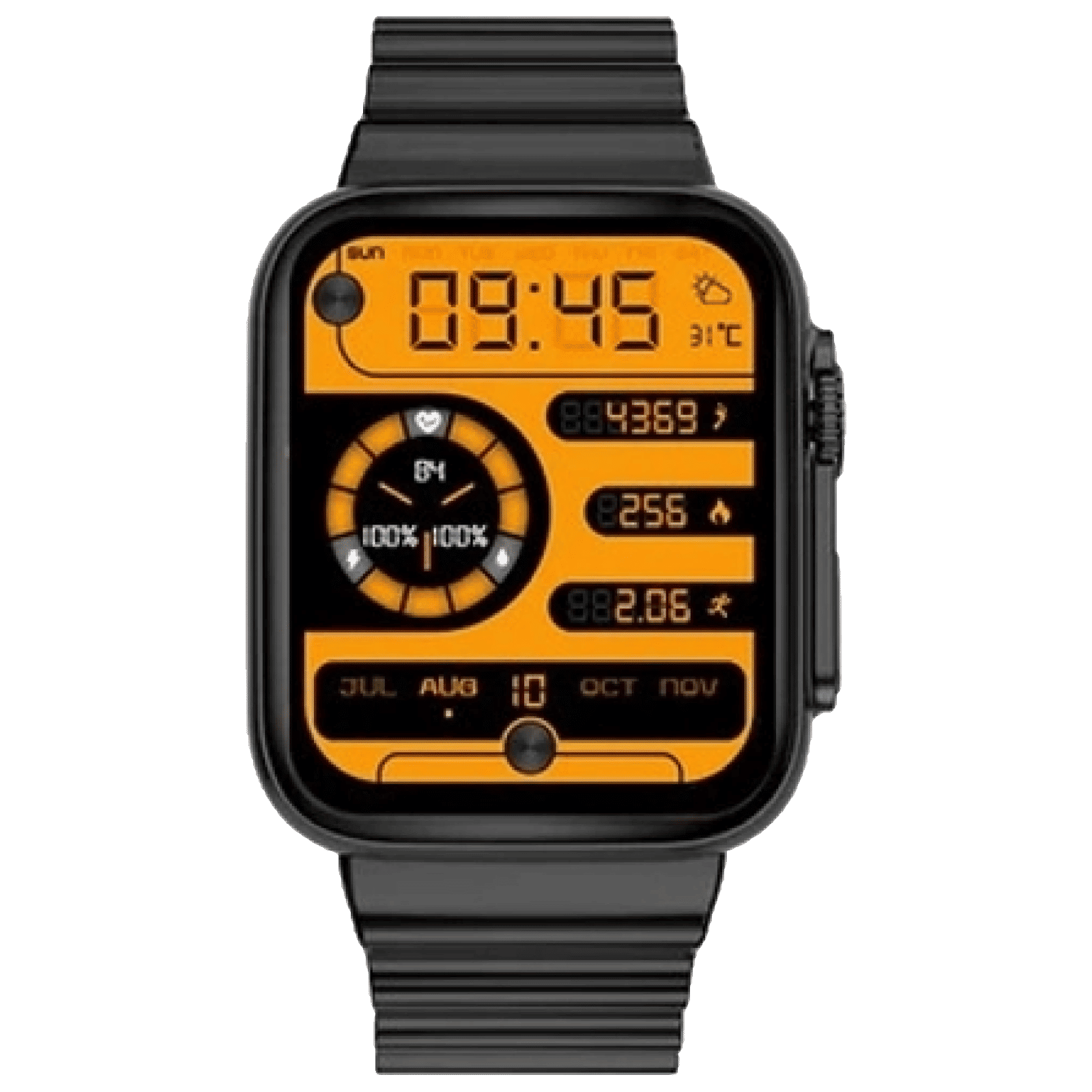 FIRE-BOLTT Gladiator Ocean Smartwatch with Bluetooth Calling (49.7mm HD Display, IP67 Water Resistant, Black Strap) FIRE-BOLTT Gladiator Ocean Smartwatch with Bluetooth Calling (49.7mm HD Display, IP67 Water Resistant, Black Strap)_1