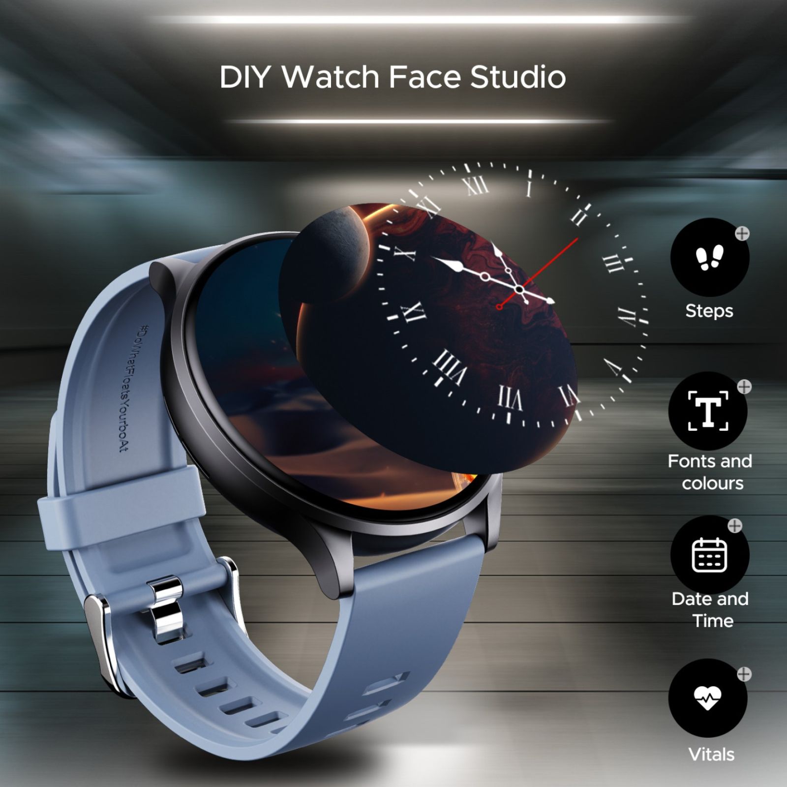 boAt Lunar Prime Smartwatch with Bluetooth Calling (36.8mm AMOLED Display, IP67 Sweat Resistant, Cool Blue Strap)_5