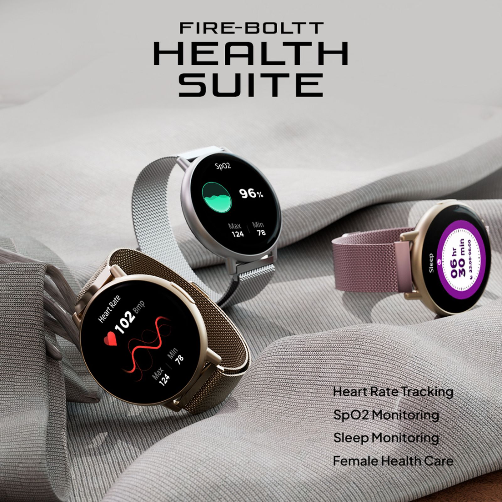 FIRE-BOLTT Destiny Smartwatch with Bluetooth Calling (35.3mm TFT HD Display, IP67 Water Resistant, Beige Strap)_8