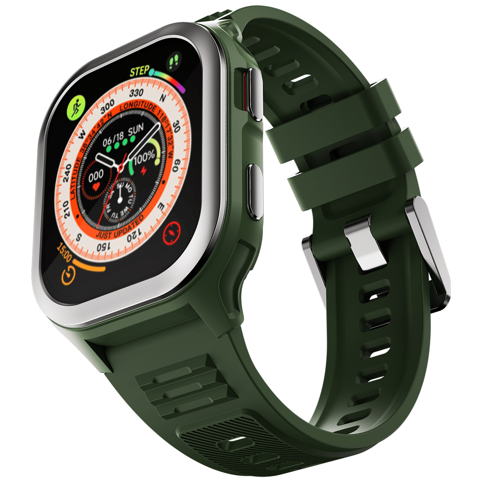 FIRE-BOLTT 4G Pro Bluetooth+4G SIM Android OS Wristphone (51.3mm HD Display, In-built GPS, Green Strap) FIRE-BOLTT 4G Pro Bluetooth+4G SIM Android OS Wristphone (51.3mm HD Display, In-built GPS, Green Strap)_3