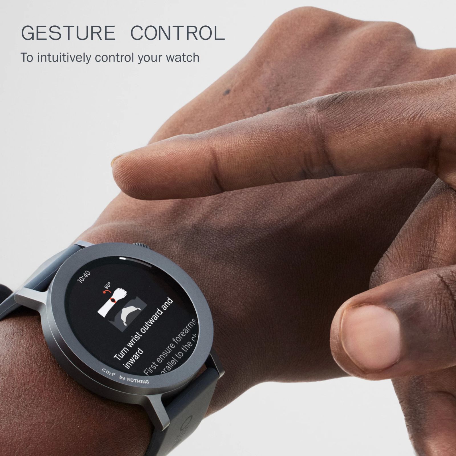 Nothing Watch Pro 2 Smartwatch with Bluetooth Calling (33.52mm AMOLED Display, IP68 Water Resistant, Blue Strap)_6