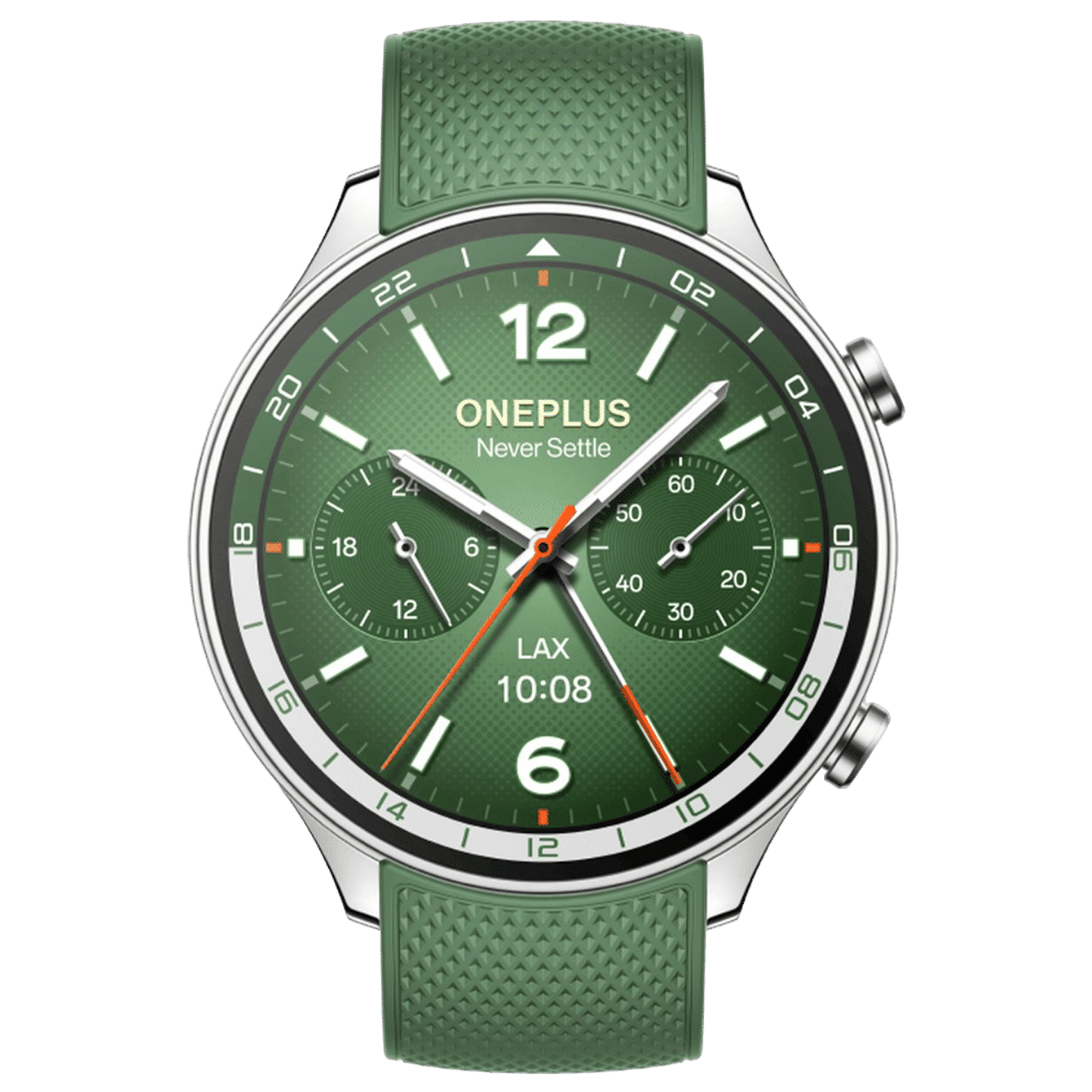 OnePlus Watch 2R Wi-Fi+Bluetooth Wear OS 4 Smartwatch (36.3mm AMOLED Display, Snapdragon W5 Gen 1 Processor, Dual Frequency GPS, Forest Green Strap) OnePlus Watch 2R Wi-Fi+Bluetooth Wear OS 4 Smartwatch (36.3mm AMOLED Display, Snapdragon W5 Gen 1 Processor, Dual Frequency GPS, Forest Green Strap)_1