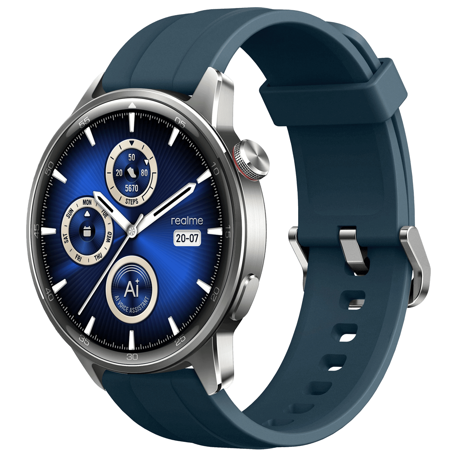 realme Watch S2 Smartwatch with Bluetooth Calling (36.3mm AMOLED Display, IP68 Water and Dust Resistant, Ocean Silver Strap) realme Watch S2 Smartwatch with Bluetooth Calling (36.3mm AMOLED Display, IP68 Water and Dust Resistant, Ocean Silver Strap)_3