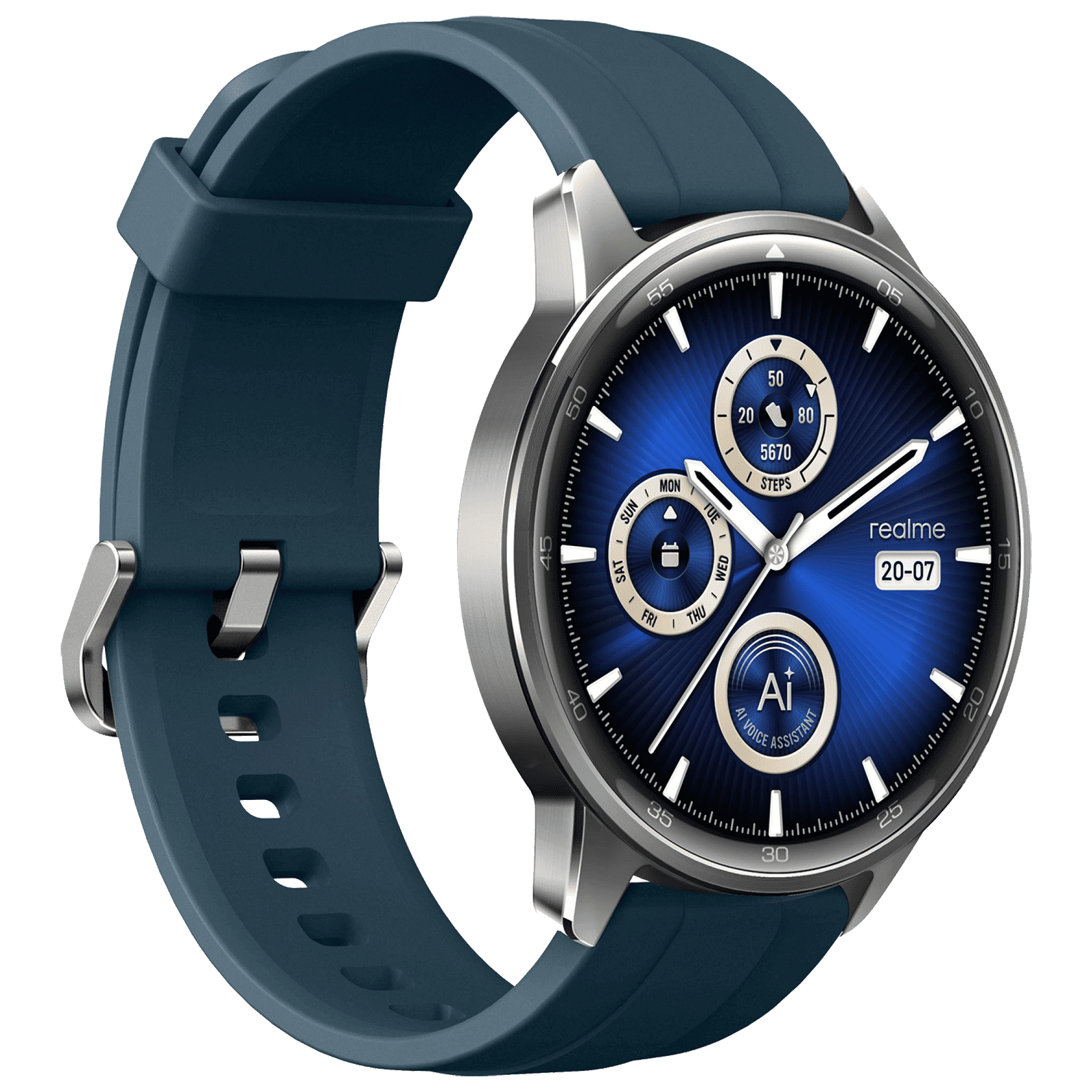 realme Watch S2 Smartwatch with Bluetooth Calling (36.3mm AMOLED Display, IP68 Water and Dust Resistant, Ocean Silver Strap) realme Watch S2 Smartwatch with Bluetooth Calling (36.3mm AMOLED Display, IP68 Water and Dust Resistant, Ocean Silver Strap)_4