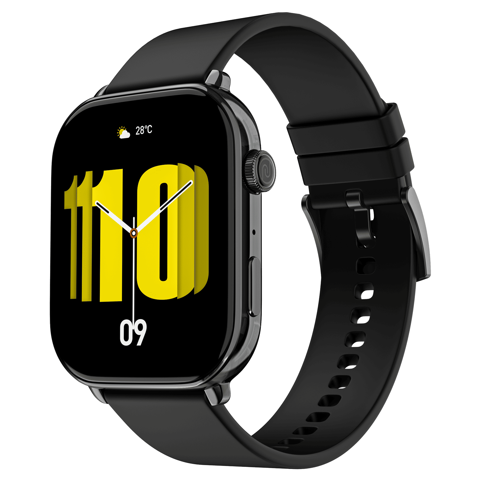 noise ColorFit Victor 2 Smartwatch with AI Voice Assistance (49.78mm AMOLED Display, IP68 Water Resistant, Jet Black Strap)_3